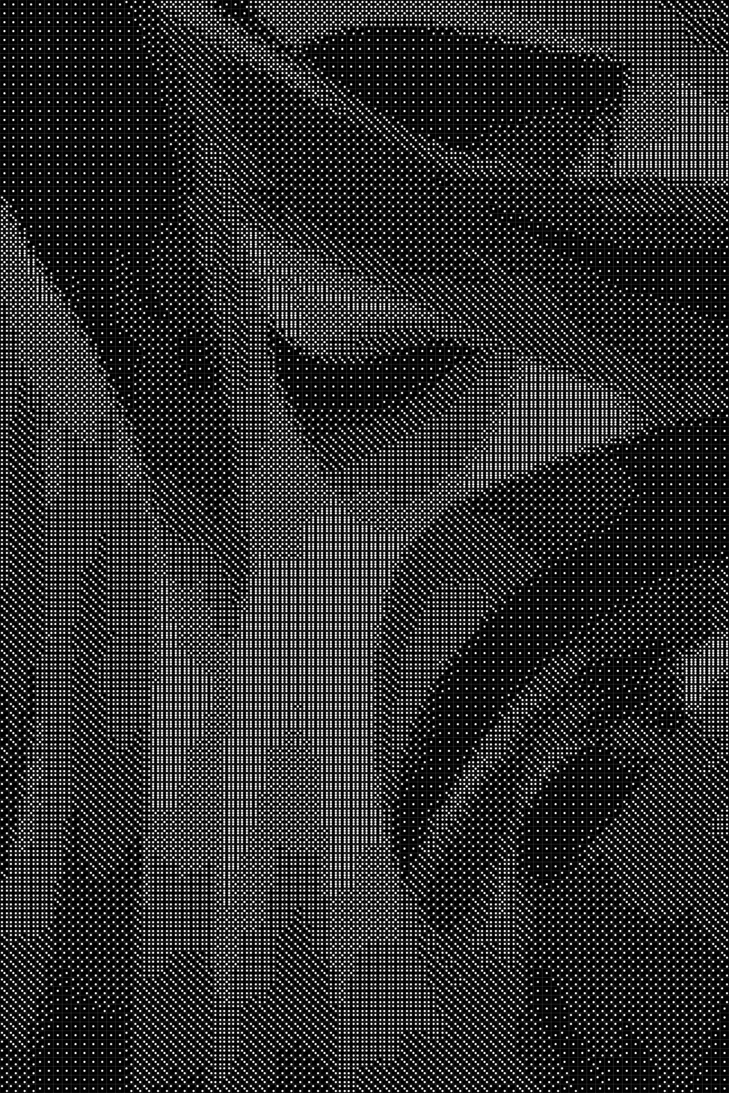 Abstract 18 Dice Art Mosaic Handcrafted Portrait With 10 000 Dice Two abstract-18-dice-art-mosaic-handcrafted-portrait-with-10-000-dice-two