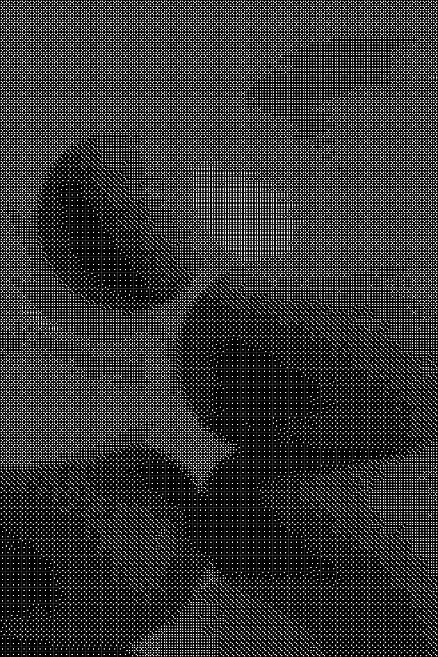 Abstract 9 Dice Art- Handcrafted Dice Mosaic using 10,000+ Dice, Two Size Options