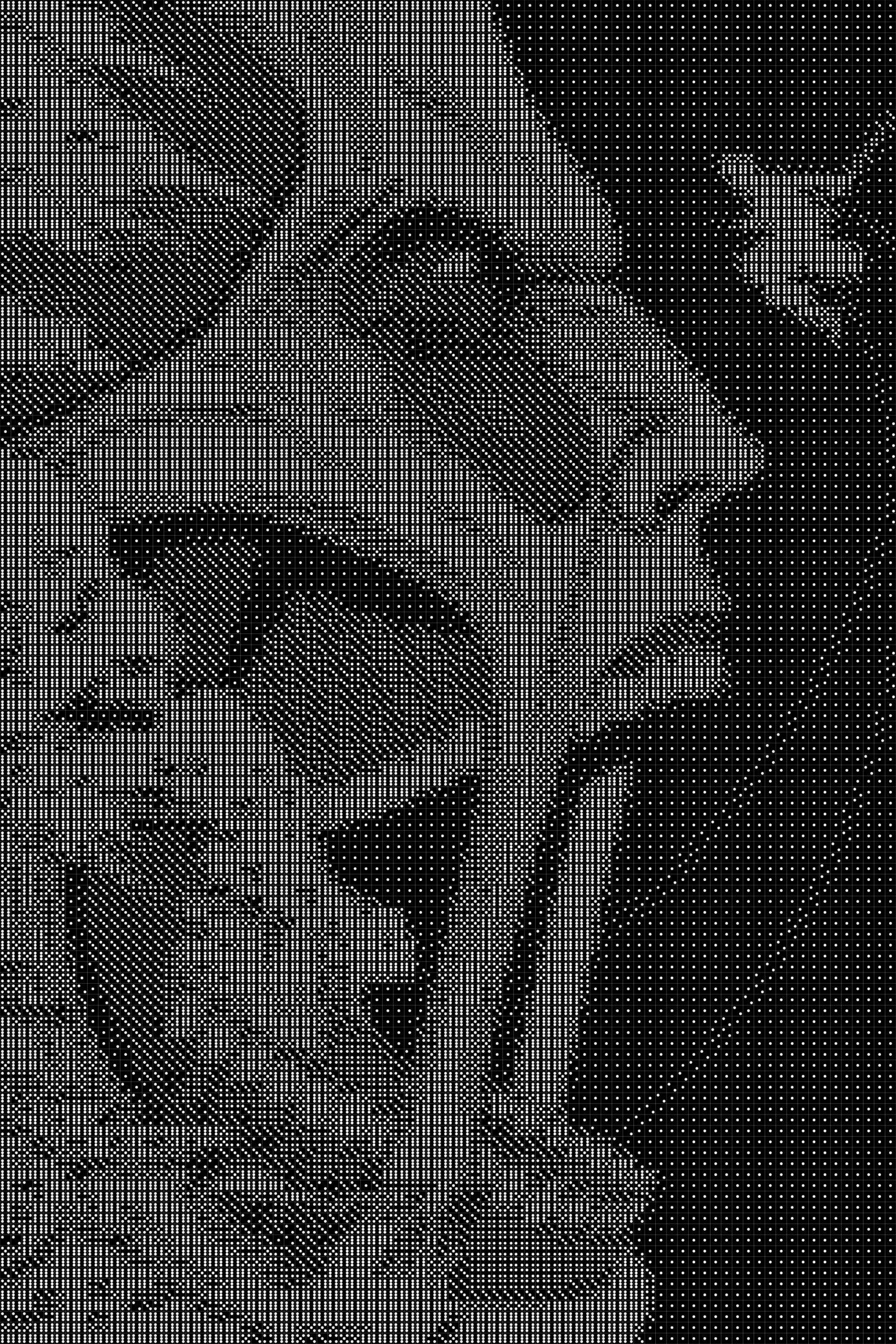 Attack on Titan Dice Art- Handcrafted Dice Mosaic using 10,000+ Dice, Two Size Options