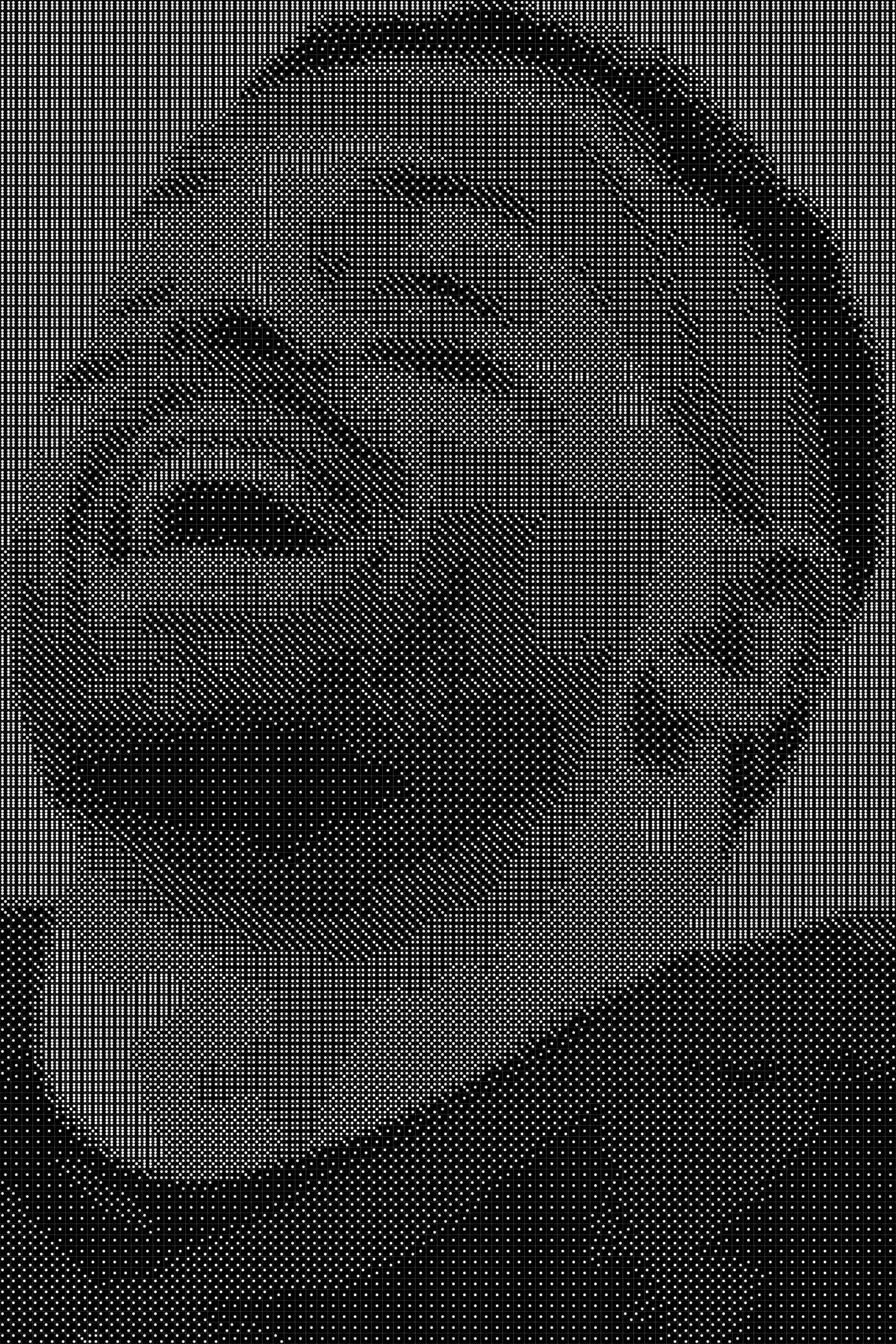 Baker Mayfield Dice Art- Handcrafted Dice Mosaic using 10,000+ Dice, Two Size Options