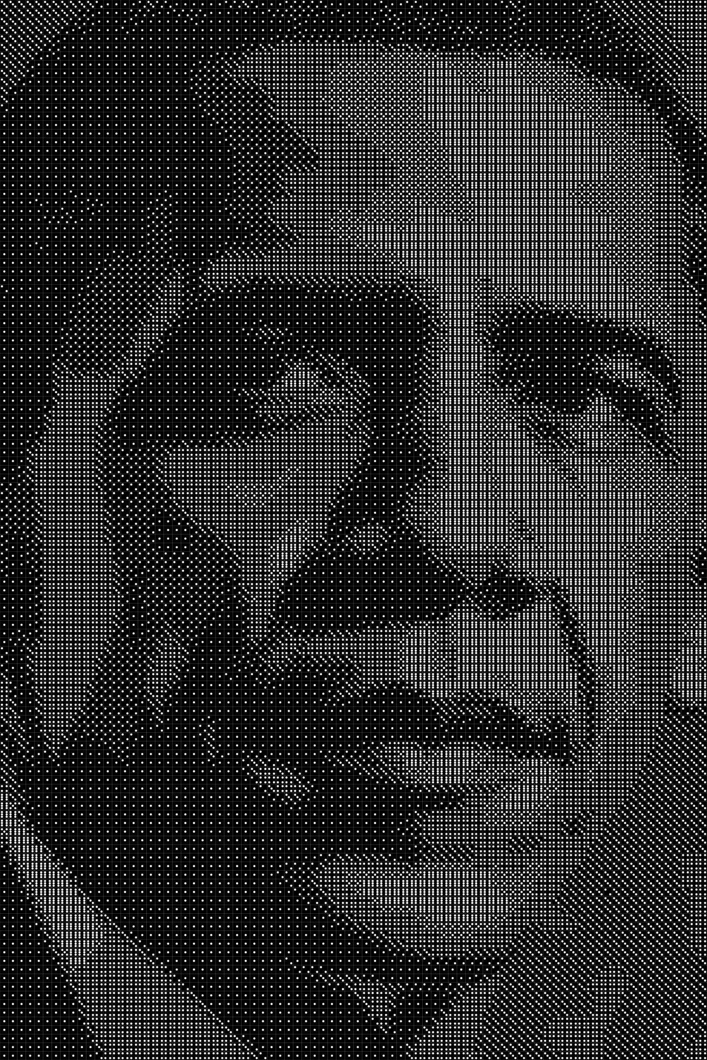 Barack Obama 3 Dice Art- Handcrafted Dice Mosaic using 10,000+ Dice, Two Size Options