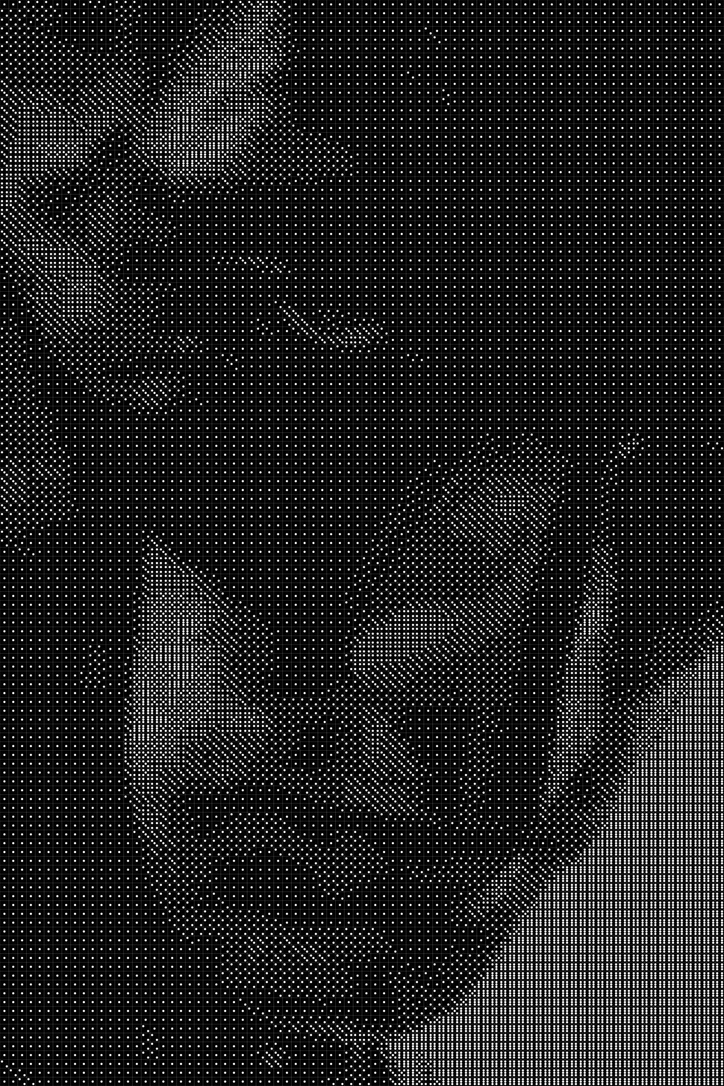 Batman 9 Dice Art- Handcrafted Dice Mosaic using 10,000+ Dice, Two Size Options