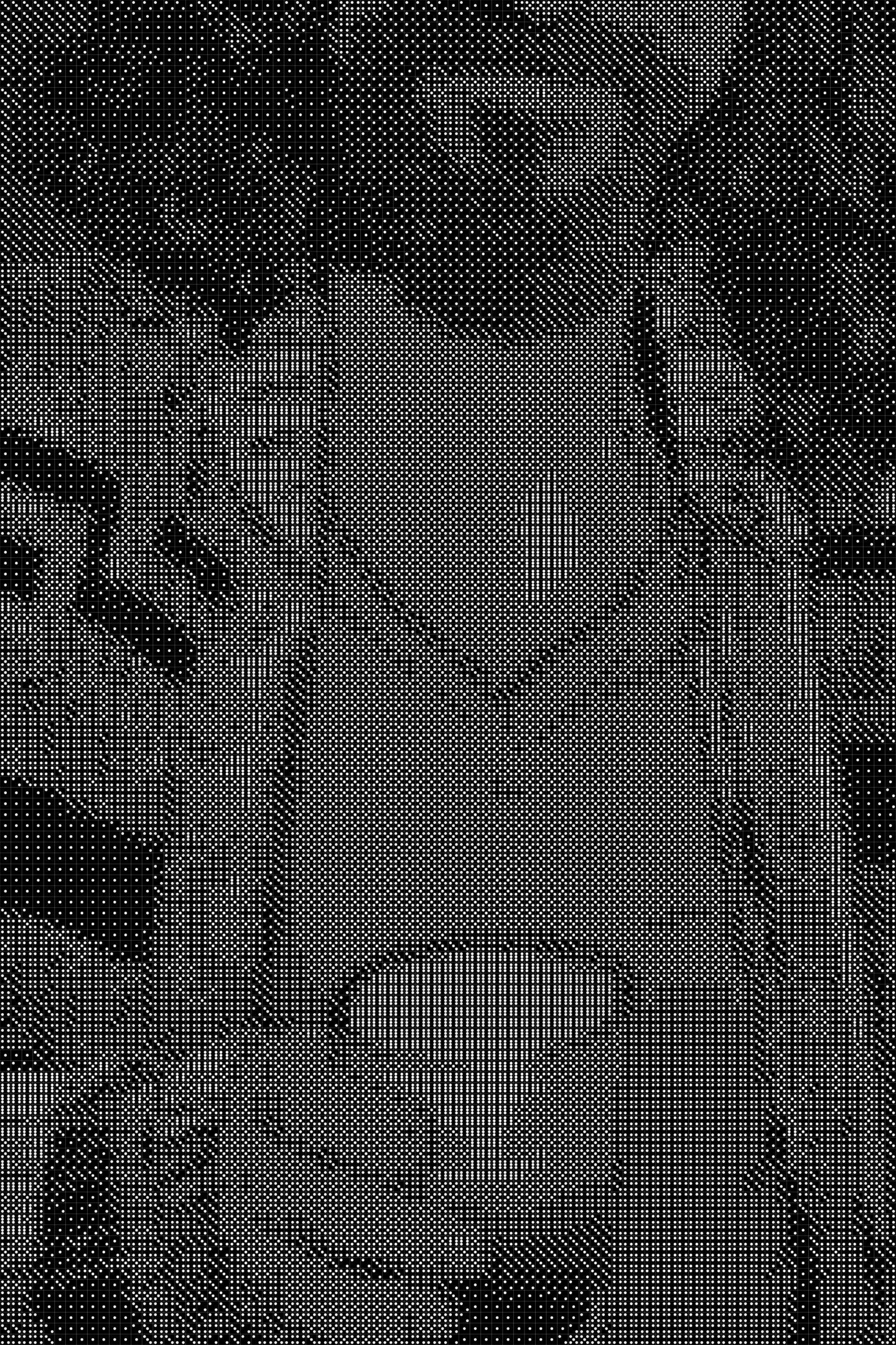 Big Lebowski Dice Art- Handcrafted Dice Mosaic using 10,000+ Dice, Two Size Options