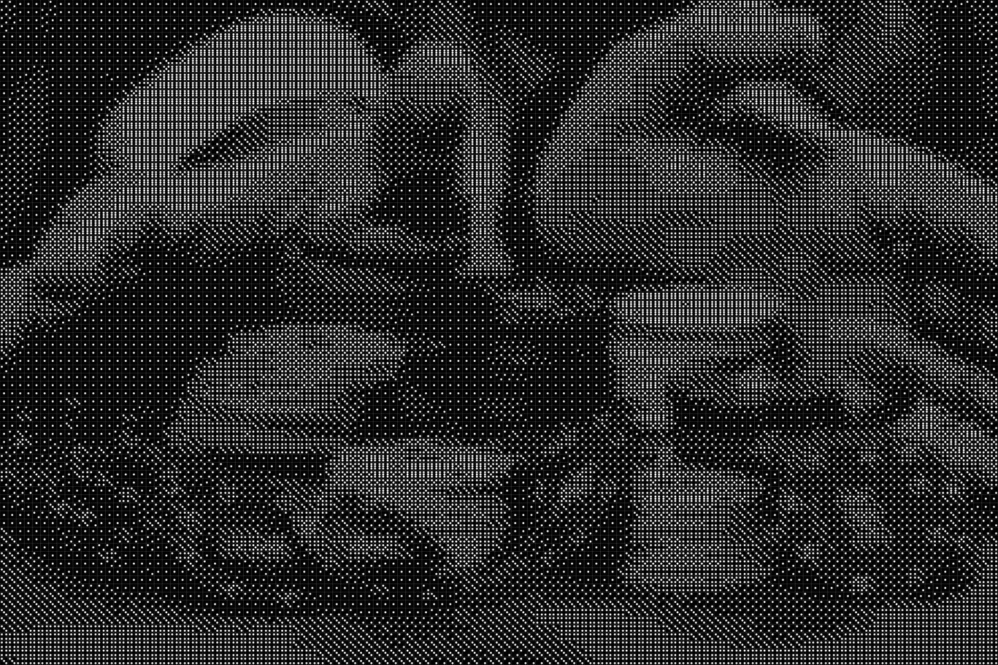 Big Win Dice Art- Handcrafted Dice Mosaic using 10,000+ Dice, Two Size Options