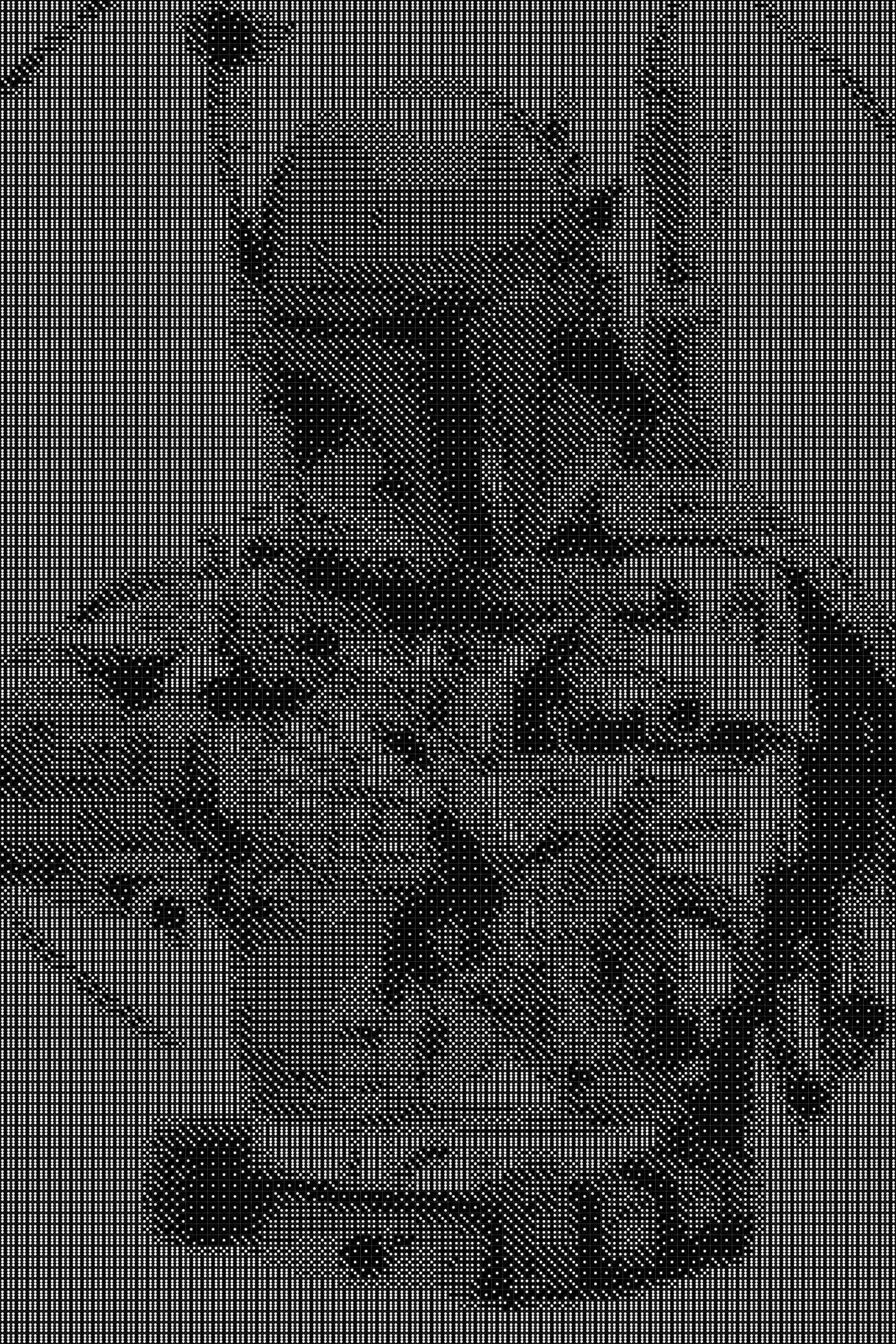 Boba Fett 3 Dice Art- Handcrafted Dice Mosaic using 10,000+ Dice, Two Size Options