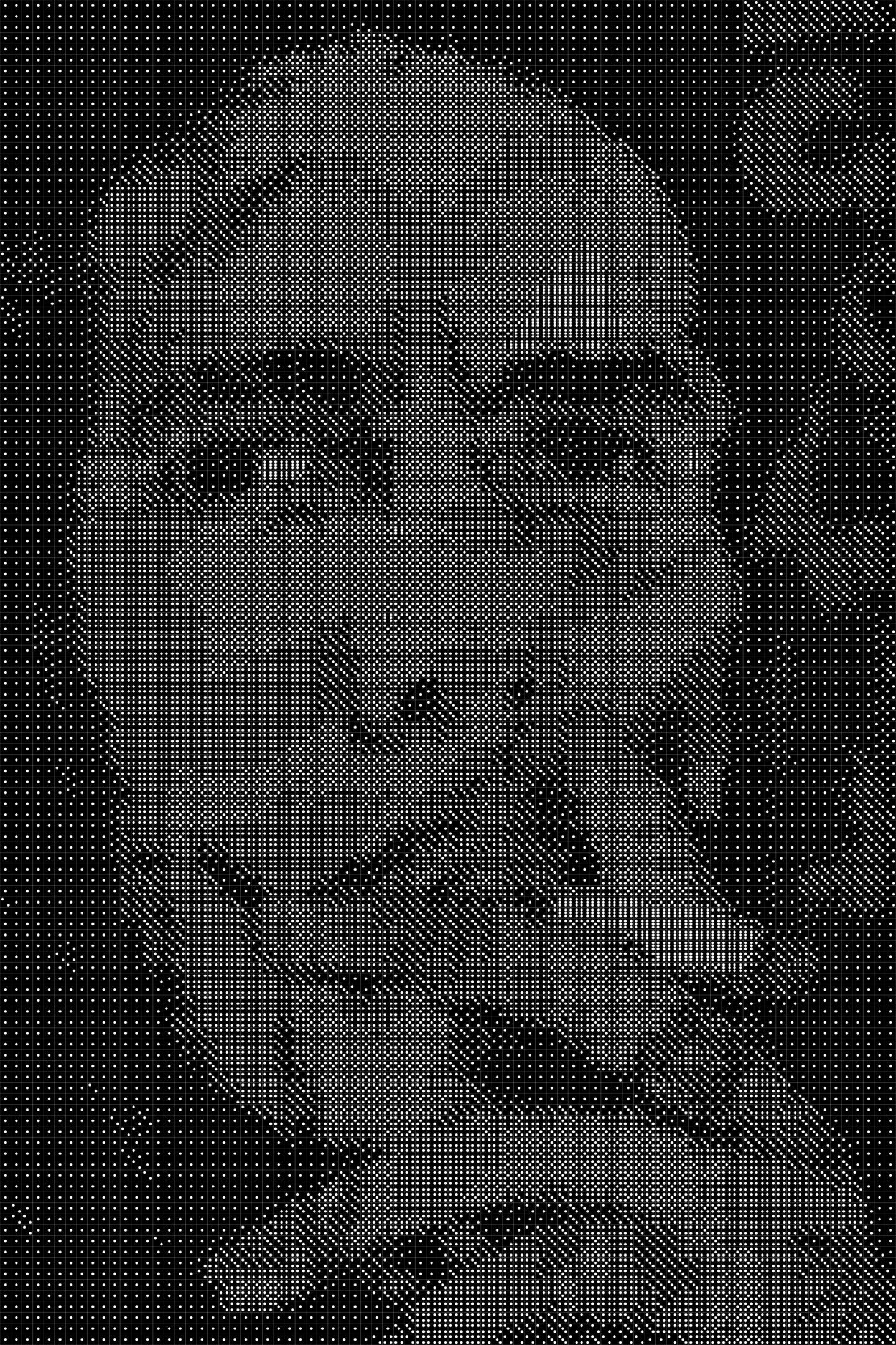 Bob Marley Dice Art- Handcrafted Dice Mosaic using 10,000+ Dice, Two Size Options