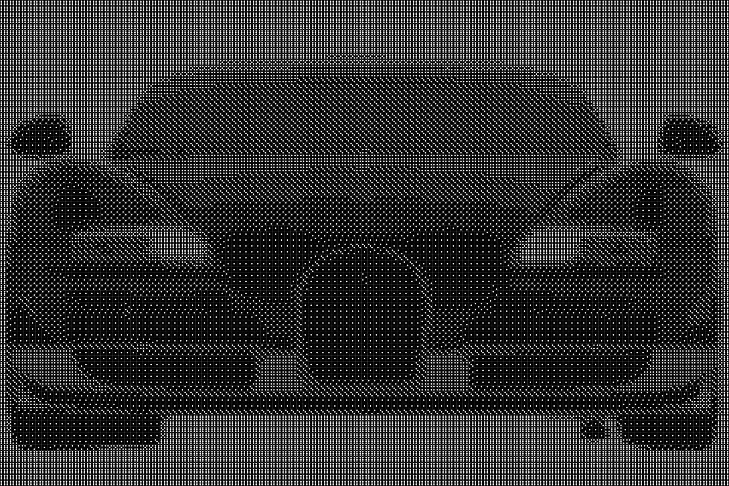 Bugati Dice Art- Handcrafted Dice Mosaic using 10,000+ Dice, Two Size Options