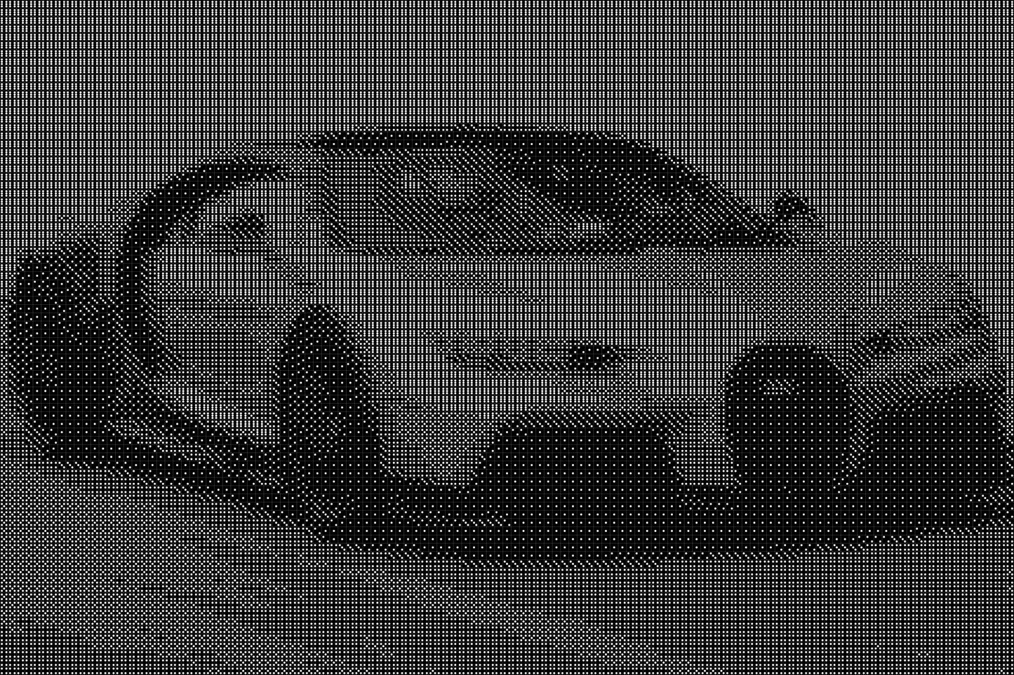 Bugatti 5 Dice Art- Handcrafted Dice Mosaic using 10,000+ Dice, Two Size Options