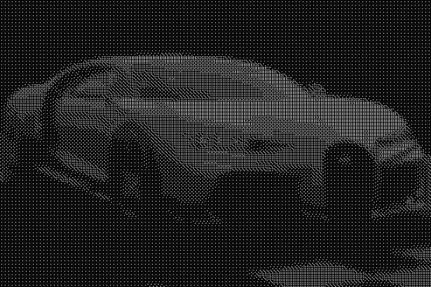 Bugatti 6 Dice Art- Handcrafted Dice Mosaic using 10,000+ Dice, Two Size Options