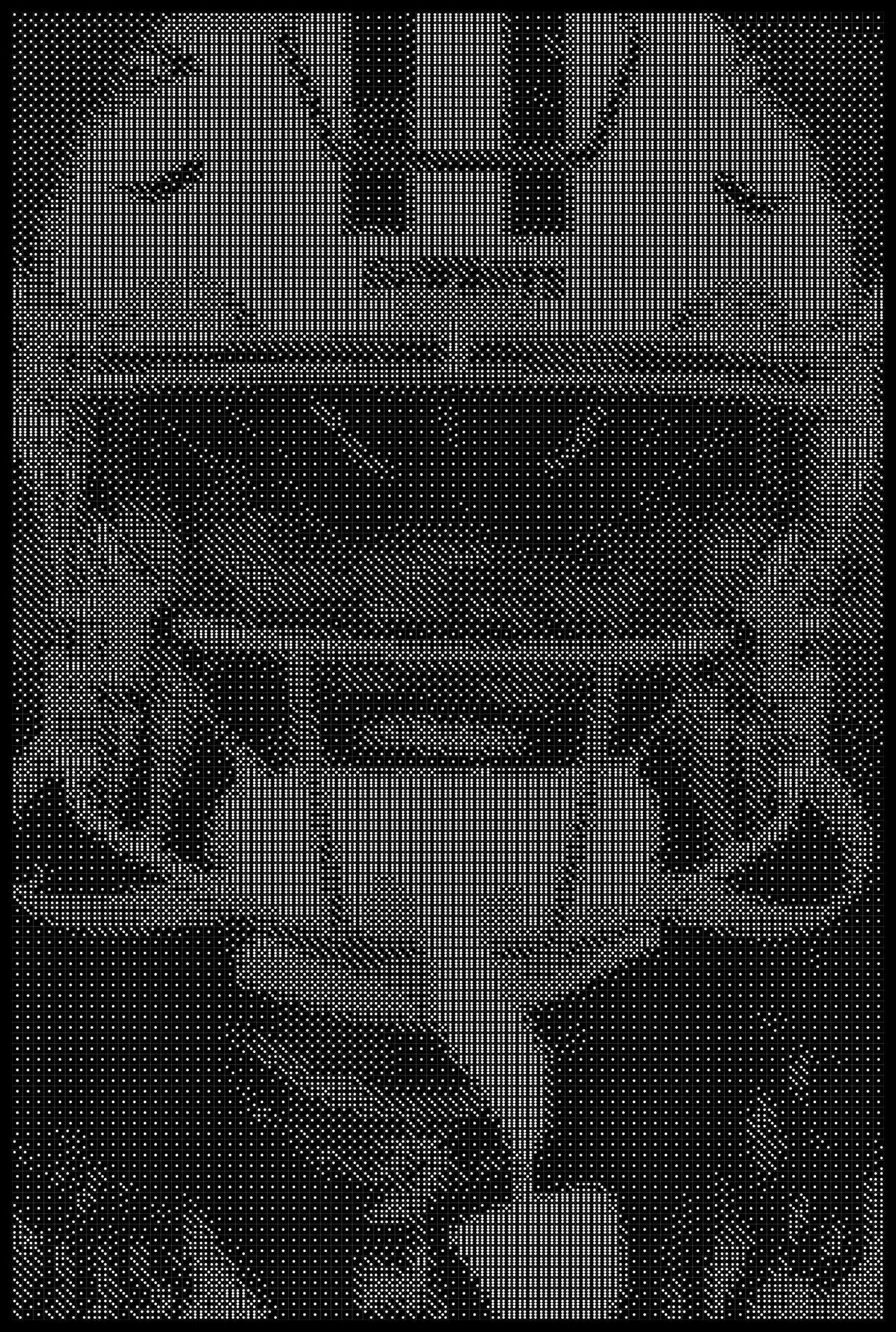 Ceedee Lamb 3 Dice Art- Handcrafted Dice Mosaic using 10,000+ Dice, Two Size Options