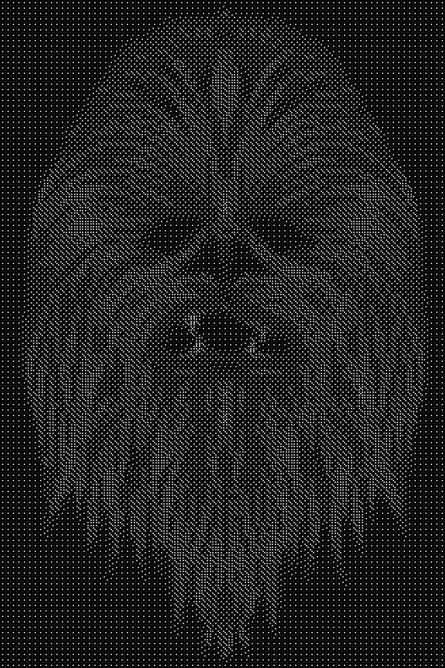 Chewbacca 2 Dice Art- Handcrafted Dice Mosaic using 10,000+ Dice, Two Size Options