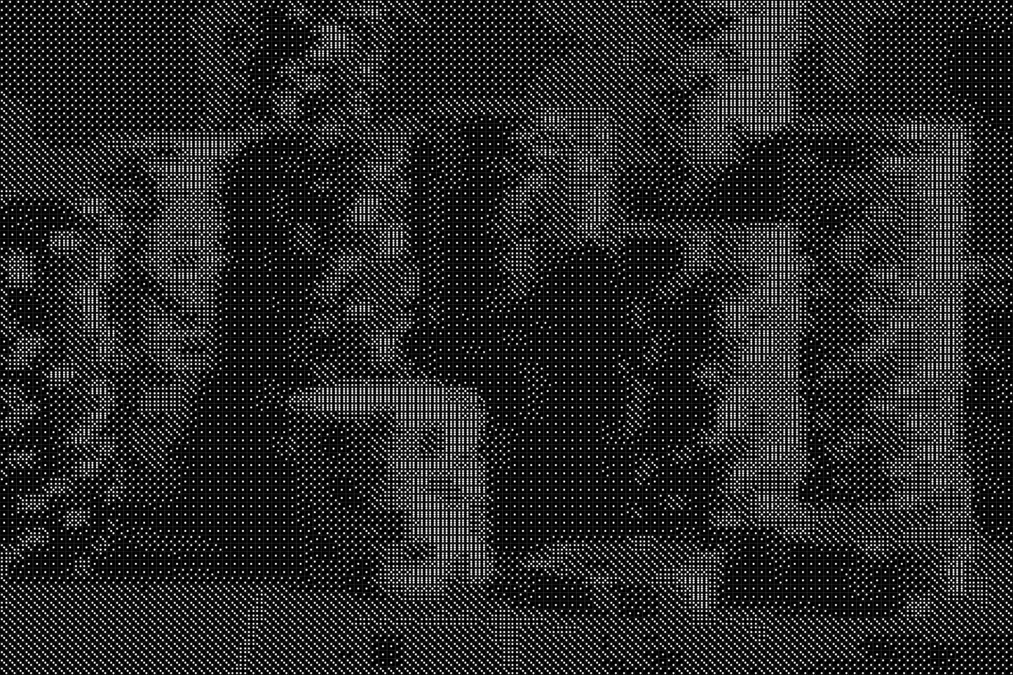 Chips Dice Art- Handcrafted Dice Mosaic using 10,000+ Dice, Two Size Options