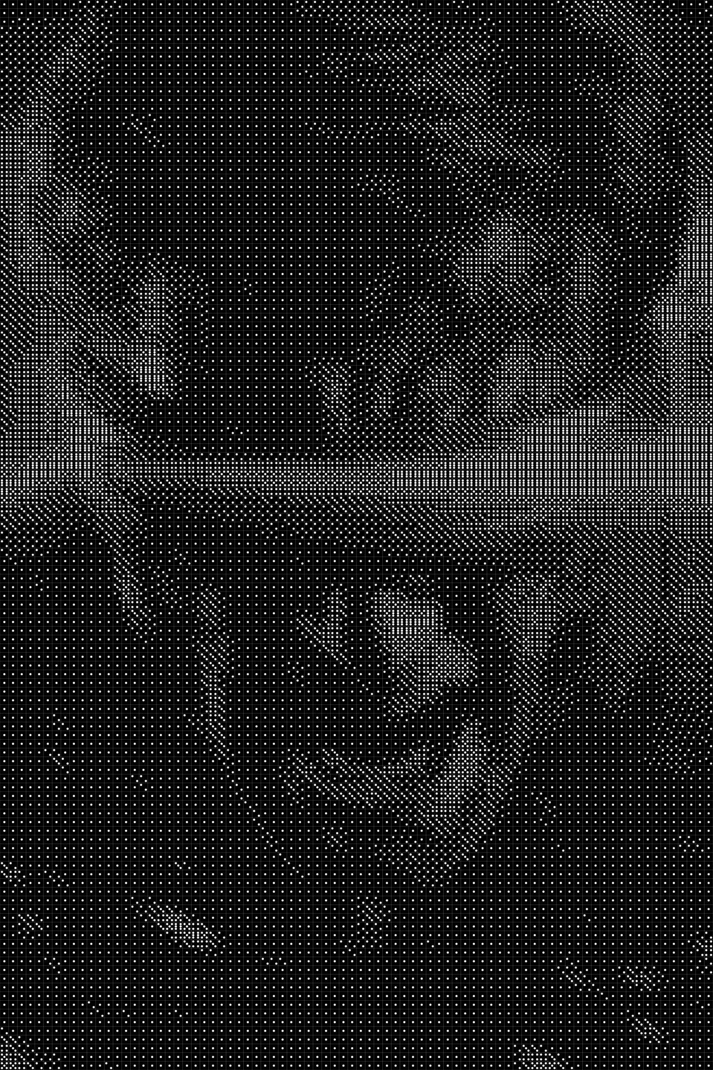 Cyclops Dice Art- Handcrafted Dice Mosaic using 10,000+ Dice, Two Size Options