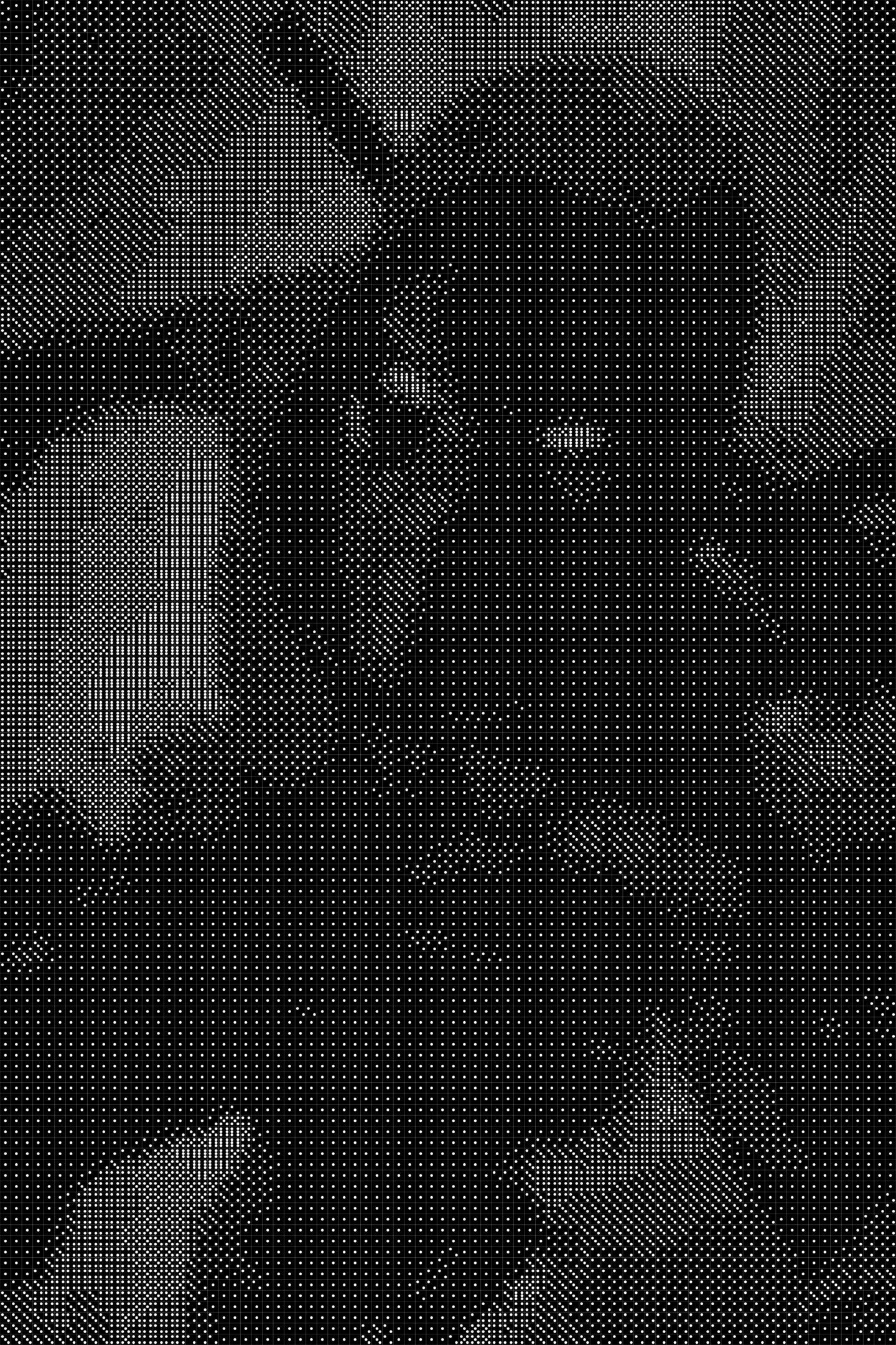 Deadpool 2 Dice Art- Handcrafted Dice Mosaic using 10,000+ Dice, Two Size Options