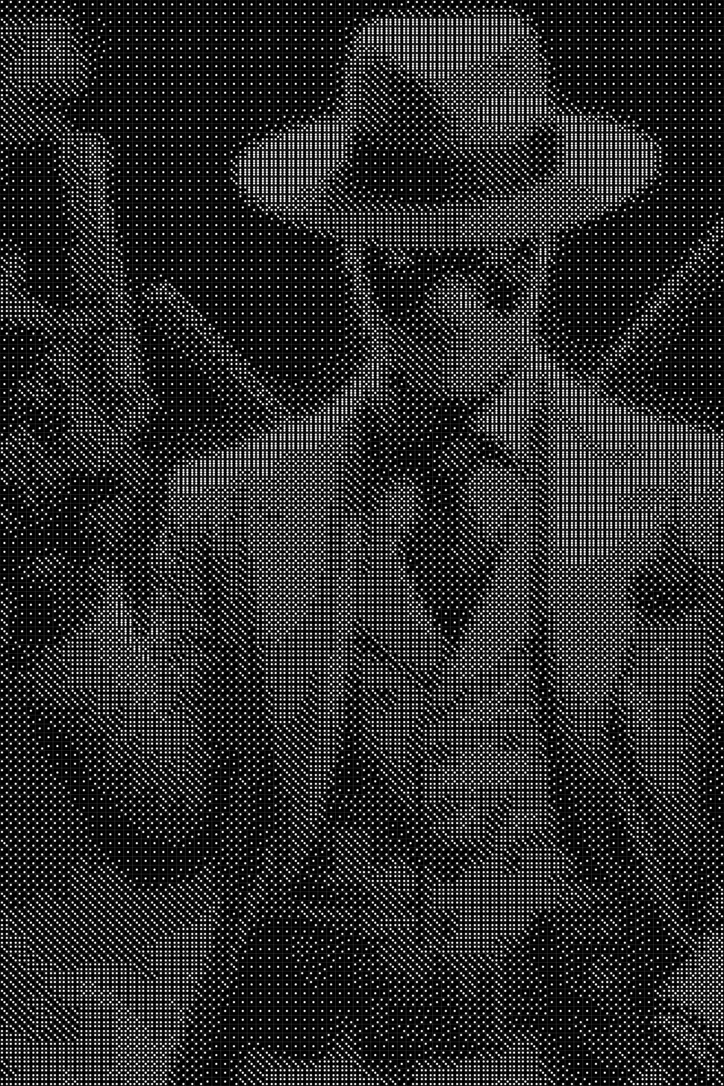 Deadpool 8 Dice Art- Handcrafted Dice Mosaic using 10,000+ Dice, Two Size Options