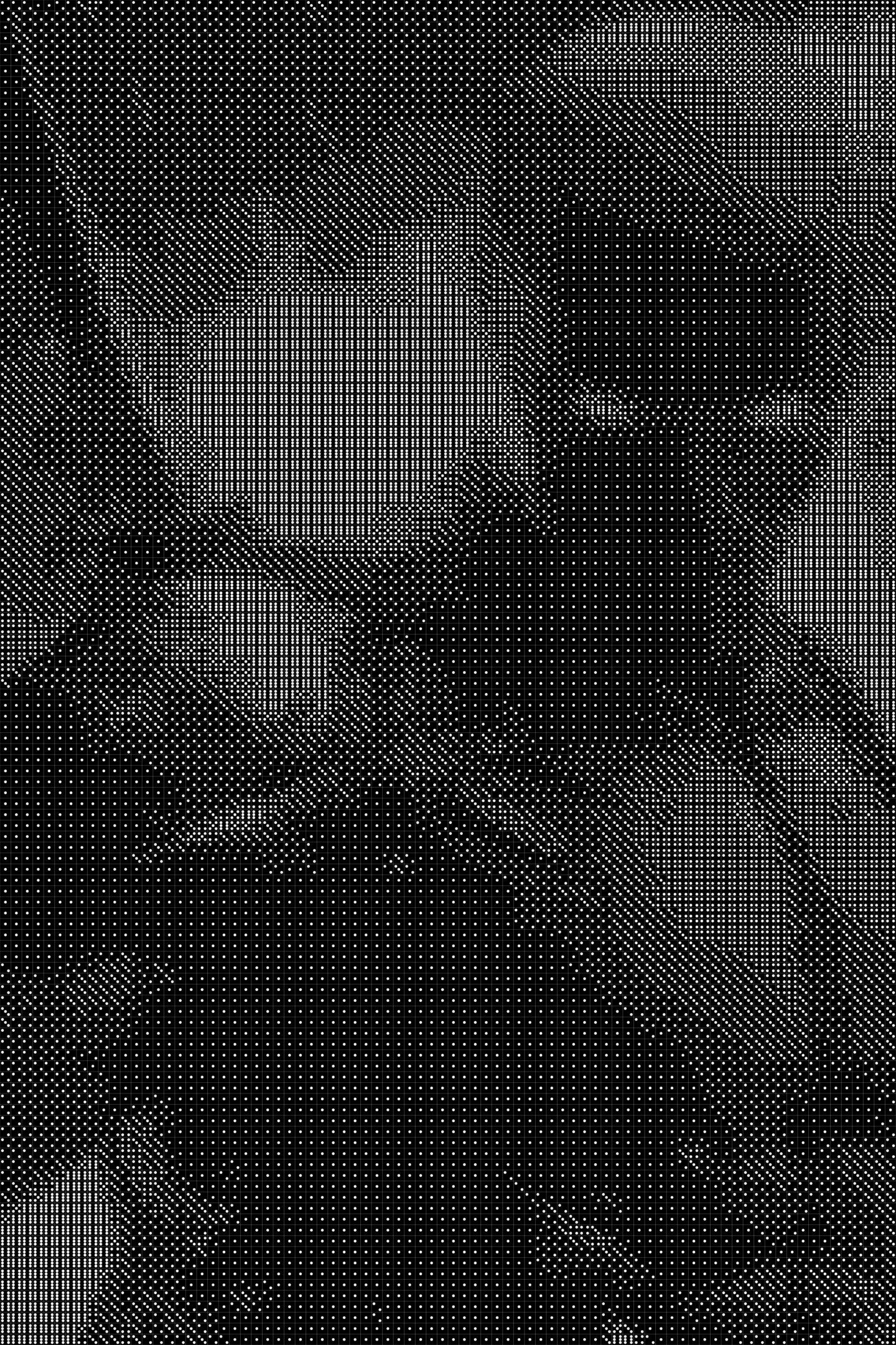 Deadpool Dice Art- Handcrafted Dice Mosaic using 10,000+ Dice, Two Size Options