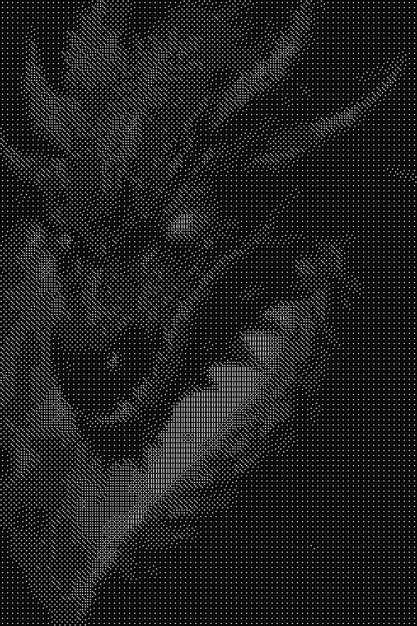 Dragon 4 Dice Art- Handcrafted Dice Mosaic using 10,000+ Dice, Two Size Options