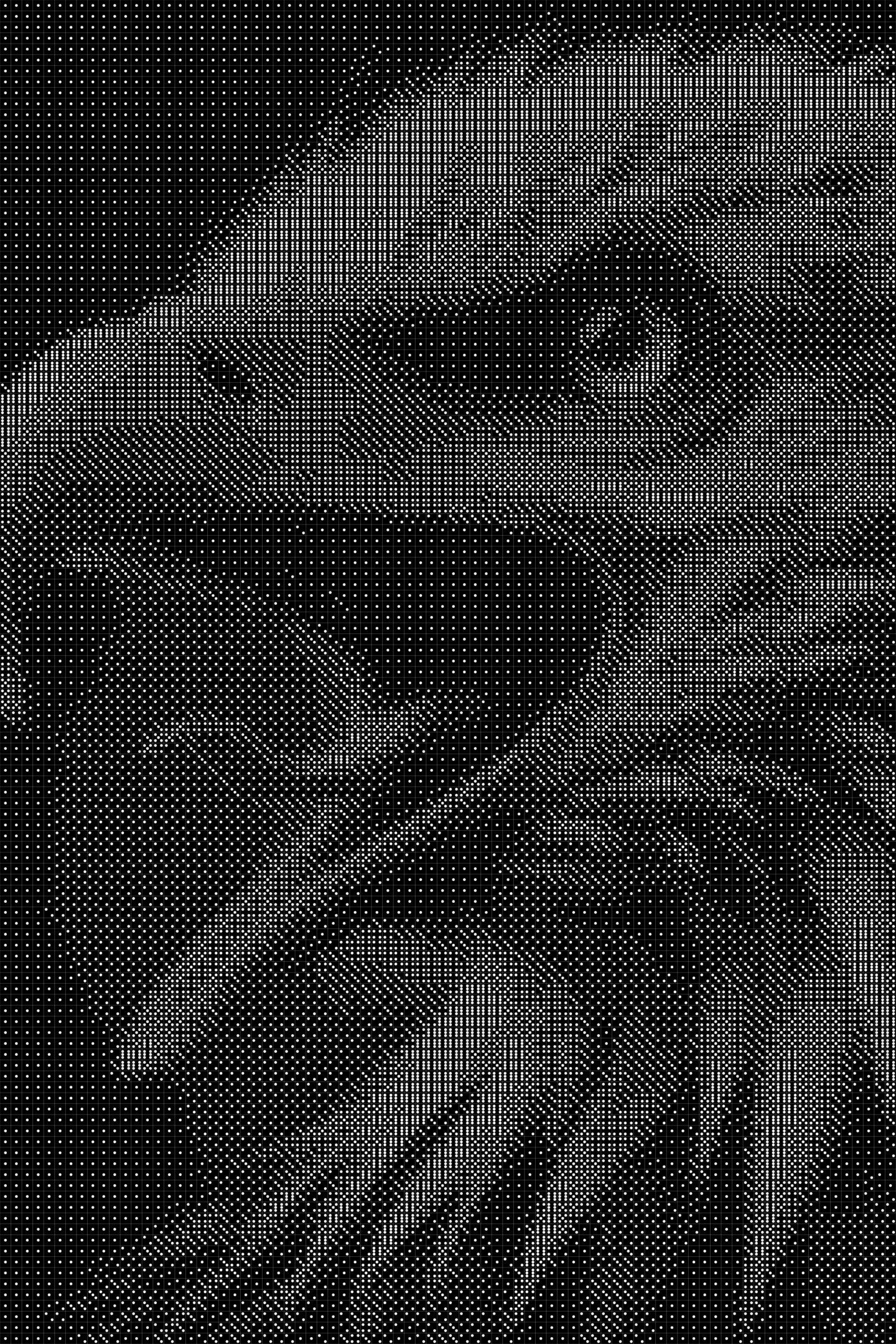 Eagle 4 Dice Art- Handcrafted Dice Mosaic using 10,000+ Dice, Two Size Options