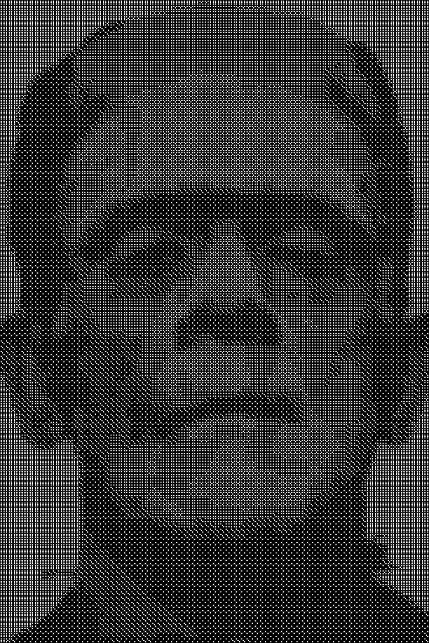 Frankenstein Dice Art- Handcrafted Dice Mosaic using 10,000+ Dice, Two Size Options