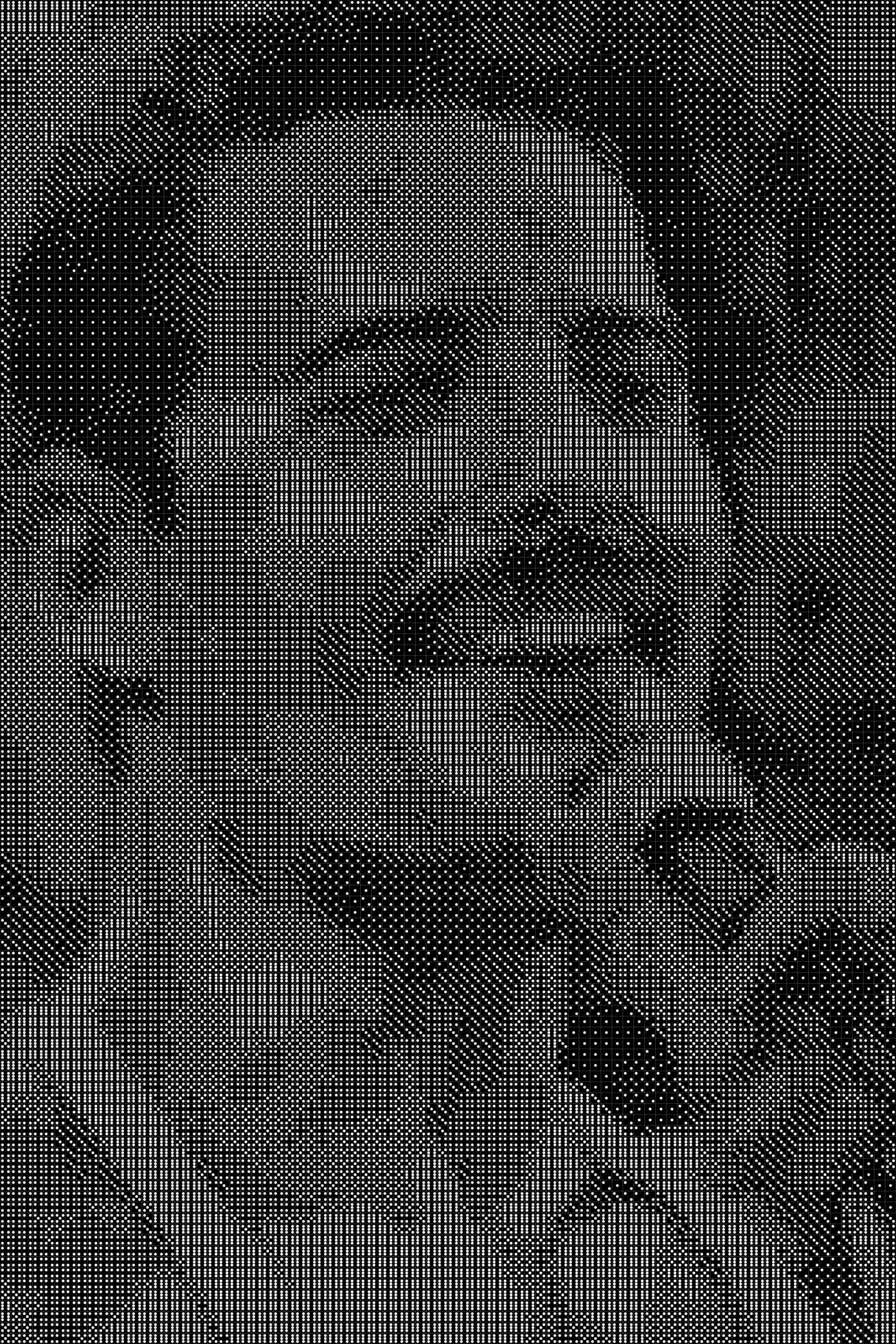 Freddie Mercury 4 Dice Art- Handcrafted Dice Mosaic using 10,000+ Dice, Two Size Options