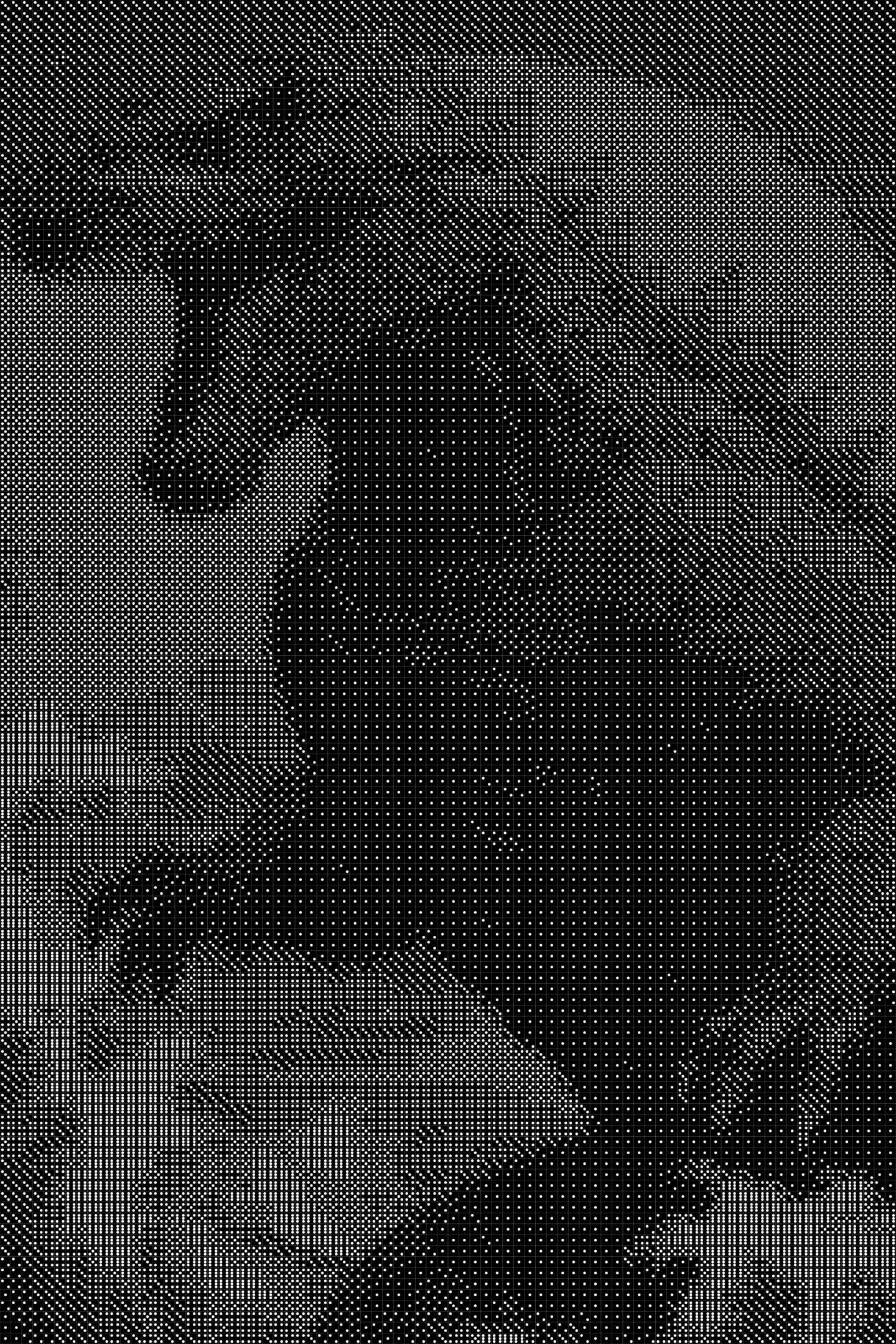 Godzilla Dice Art- Handcrafted Dice Mosaic using 10,000+ Dice, Two Size Options