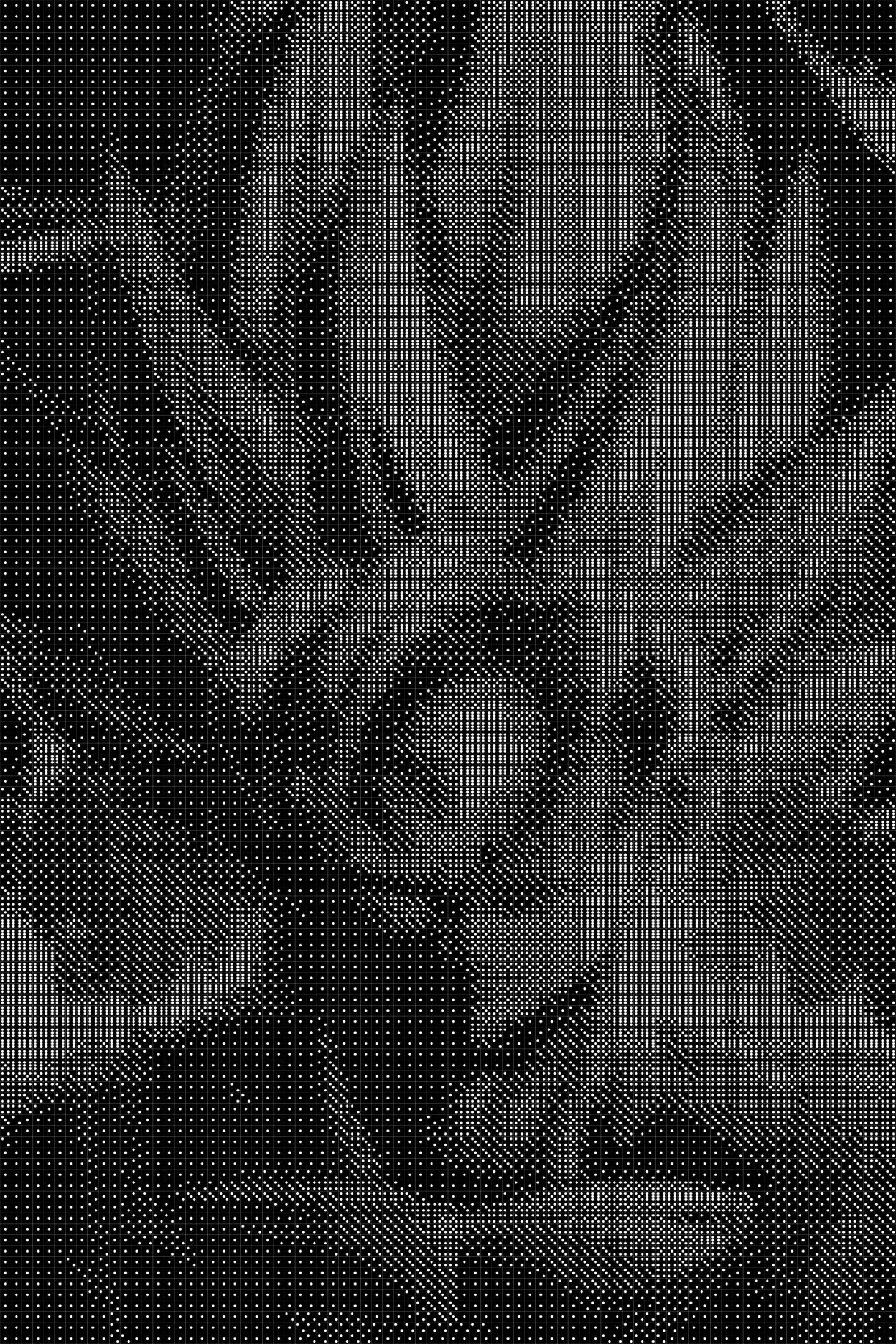 Goku 4 Dice Art- Handcrafted Dice Mosaic using 10,000+ Dice, Two Size Options