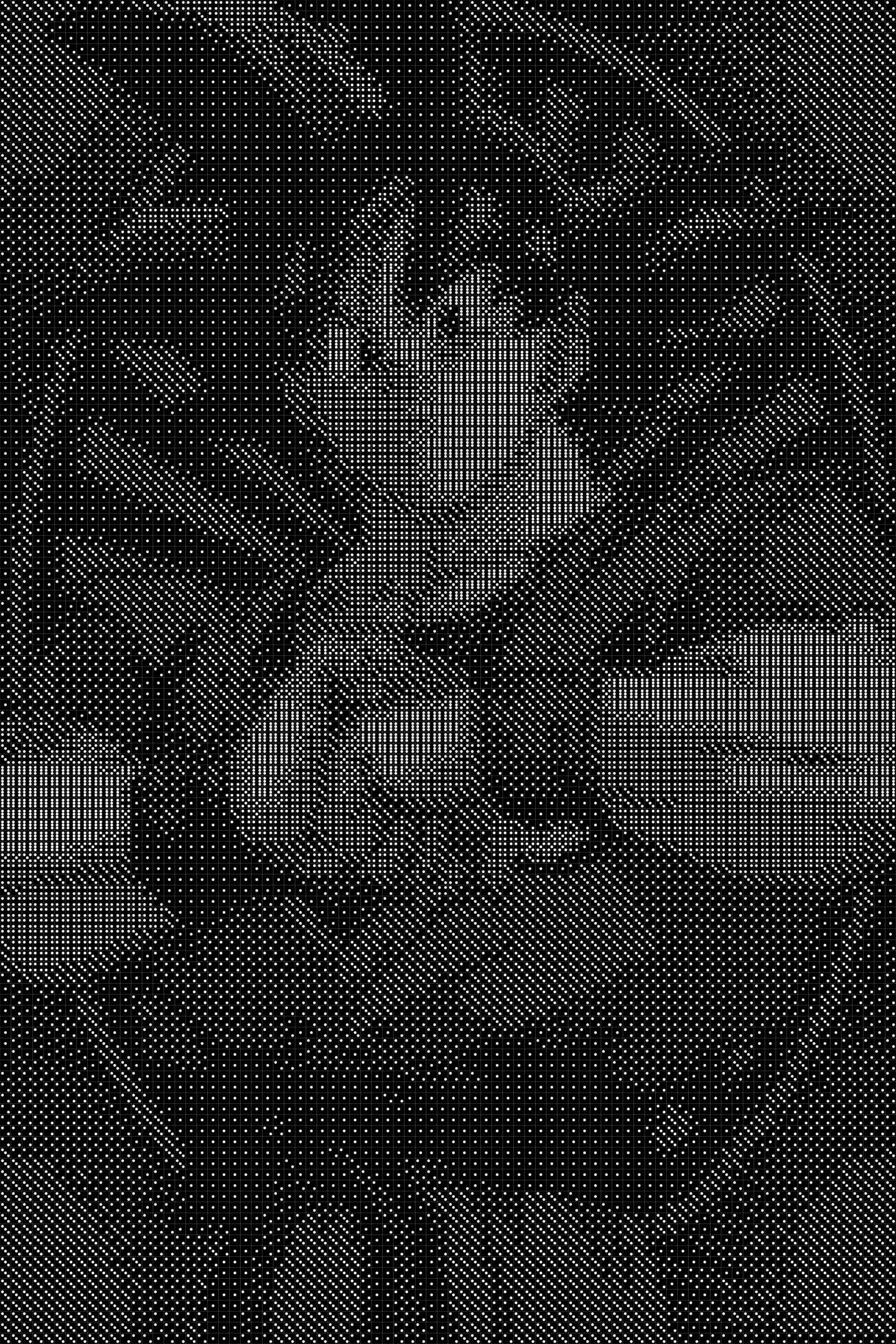 Goku 6 Dice Art- Handcrafted Dice Mosaic using 10,000+ Dice, Two Size Options