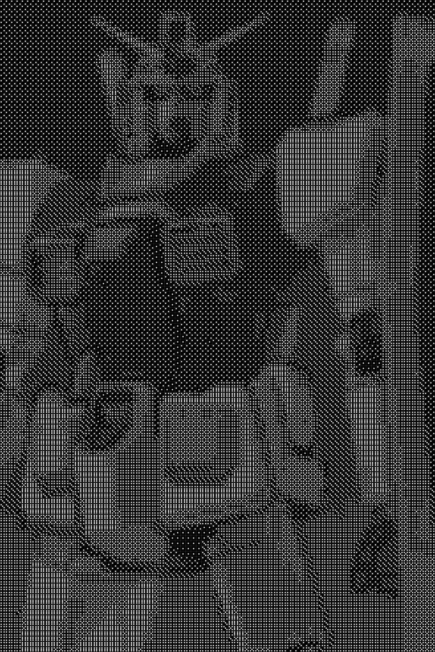 Gundam 2 Dice Art- Handcrafted Dice Mosaic using 10,000+ Dice, Two Size Options
