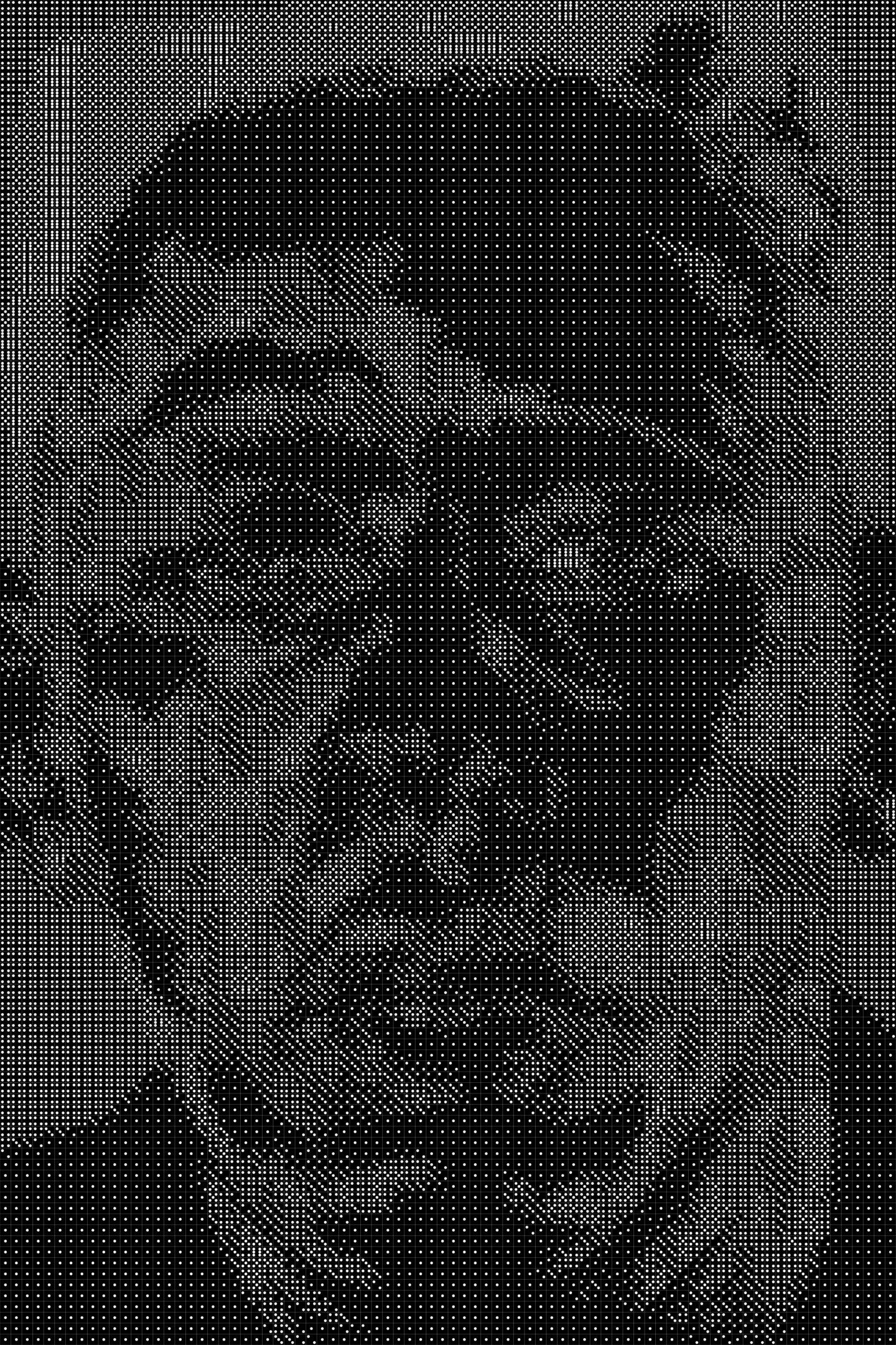 Igor Dice Art- Handcrafted Dice Mosaic using 10,000+ Dice, Two Size Options