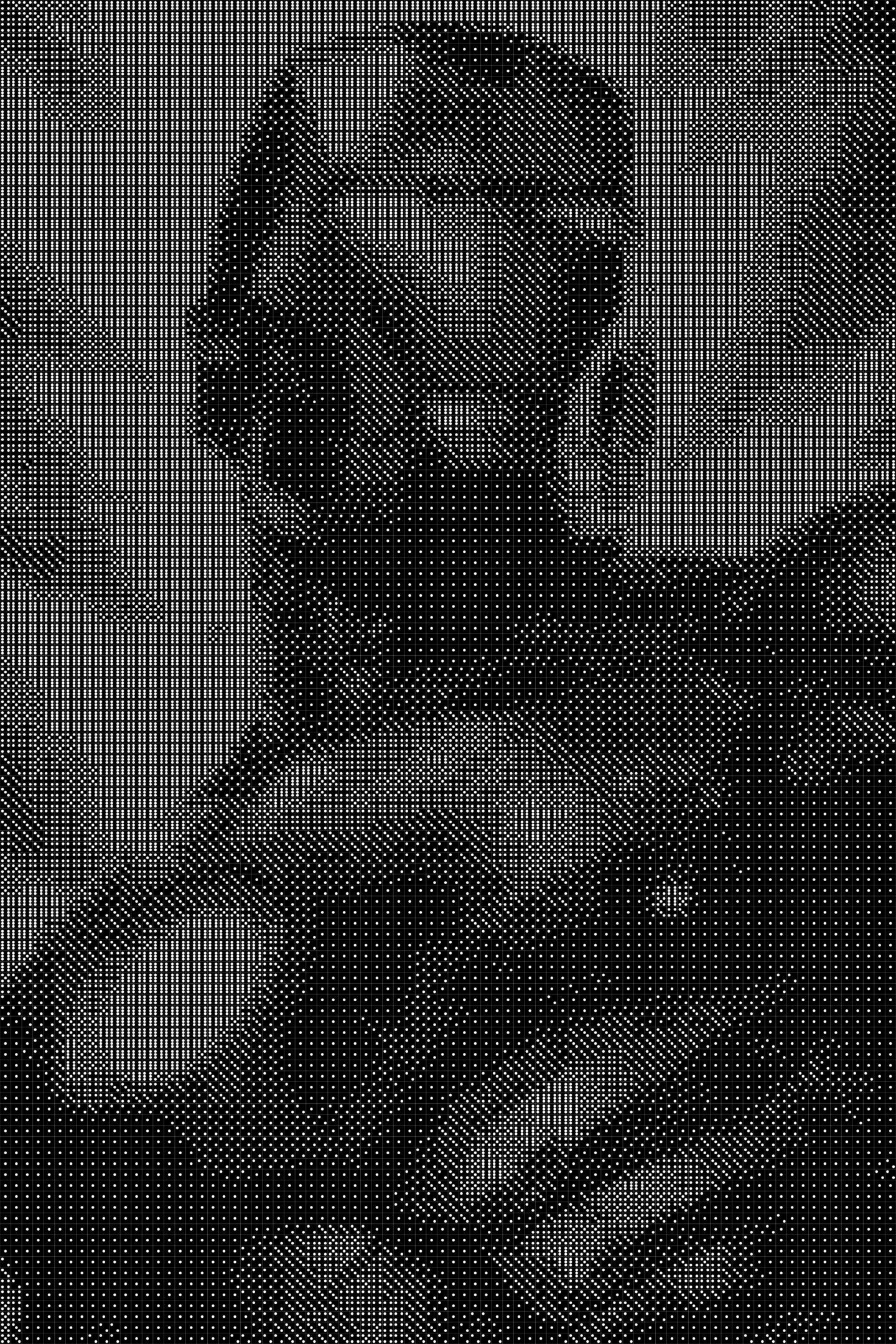 Iron Man 9 Dice Art- Handcrafted Dice Mosaic using 10,000+ Dice, Two Size Options