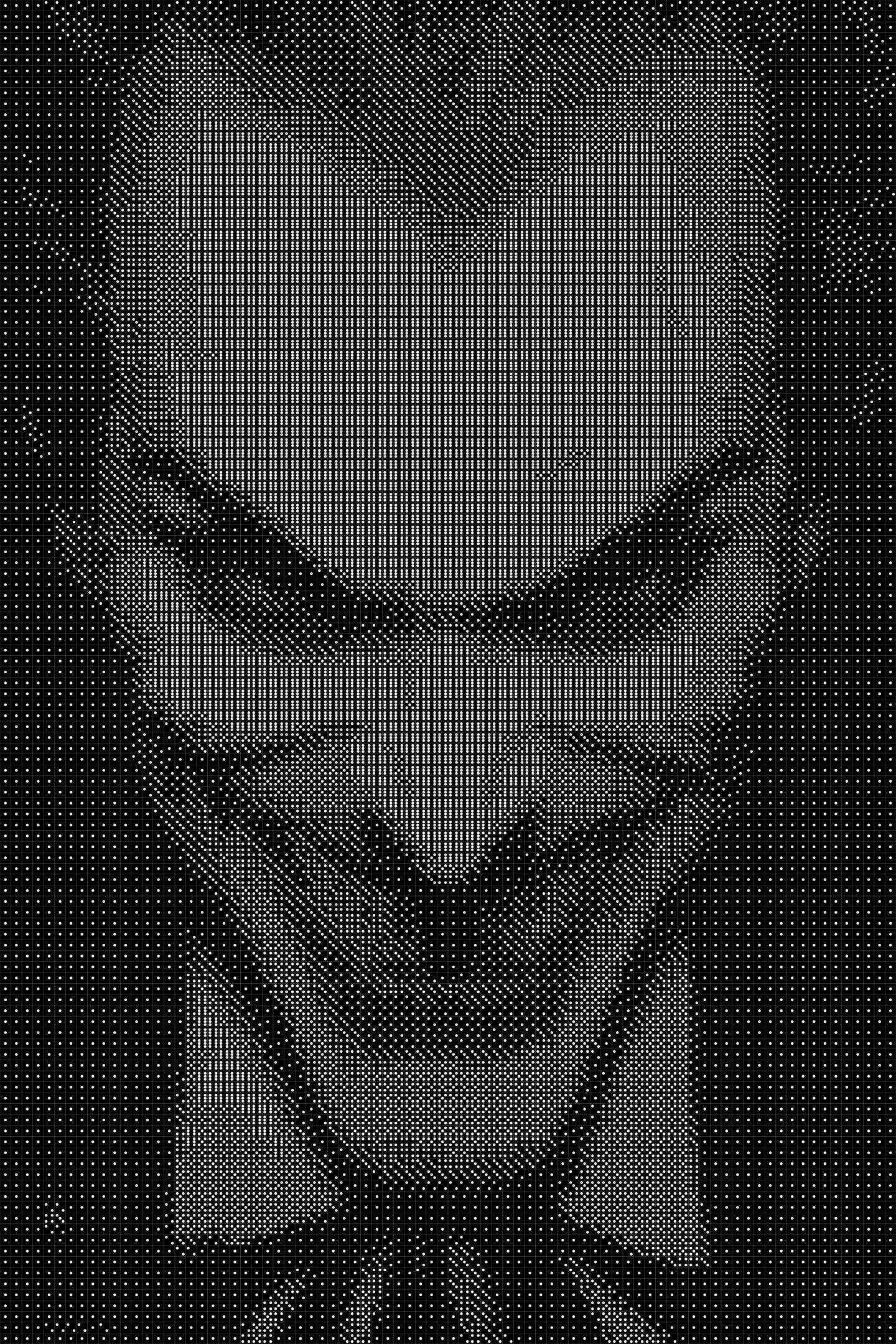 Joker 6 Dice Art- Handcrafted Dice Mosaic using 10,000+ Dice, Two Size Options