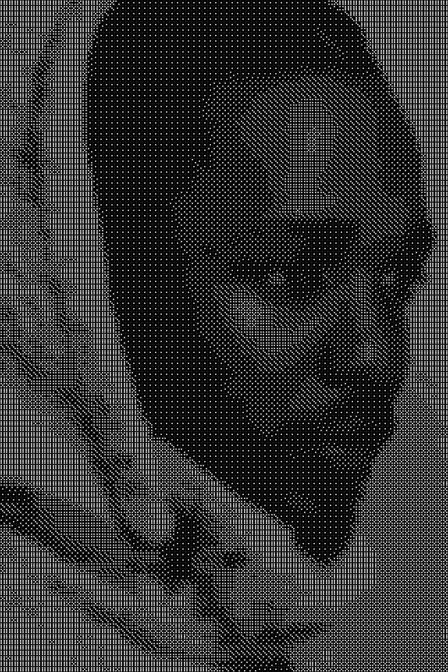 Kendrick Lamar 2 Dice Art- Handcrafted Dice Mosaic using 10,000+ Dice, Two Size Options