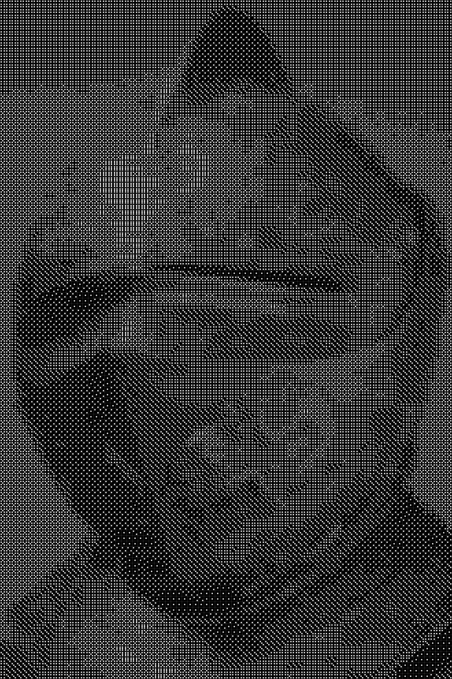 Knight 12 Dice Art- Handcrafted Dice Mosaic using 10,000+ Dice, Two Size Options