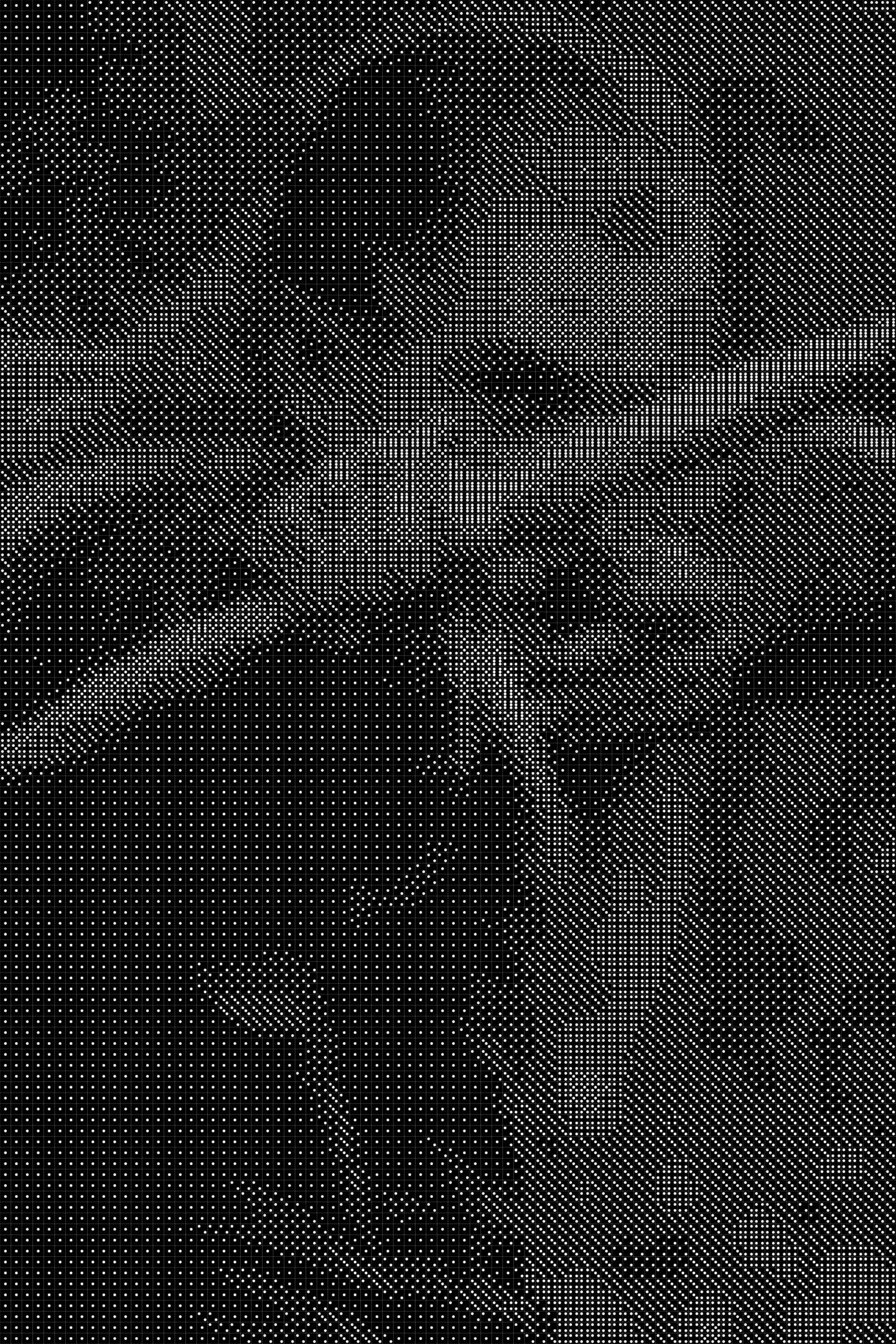 Legolas Dice Art- Handcrafted Dice Mosaic using 10,000+ Dice, Two Size Options