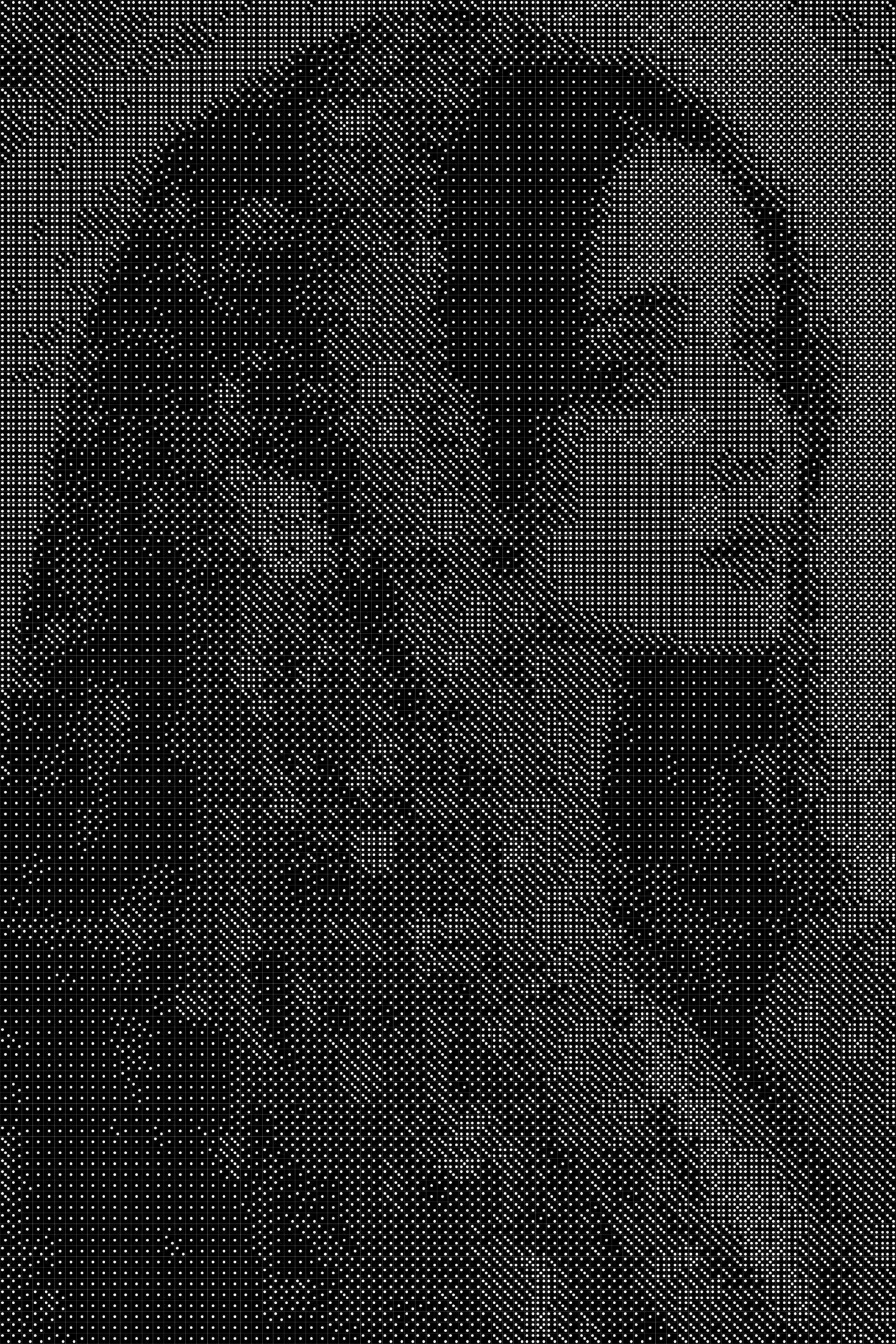 Mary Magdalene Dice Art- Handcrafted Dice Mosaic using 10,000+ Dice, Two Size Options