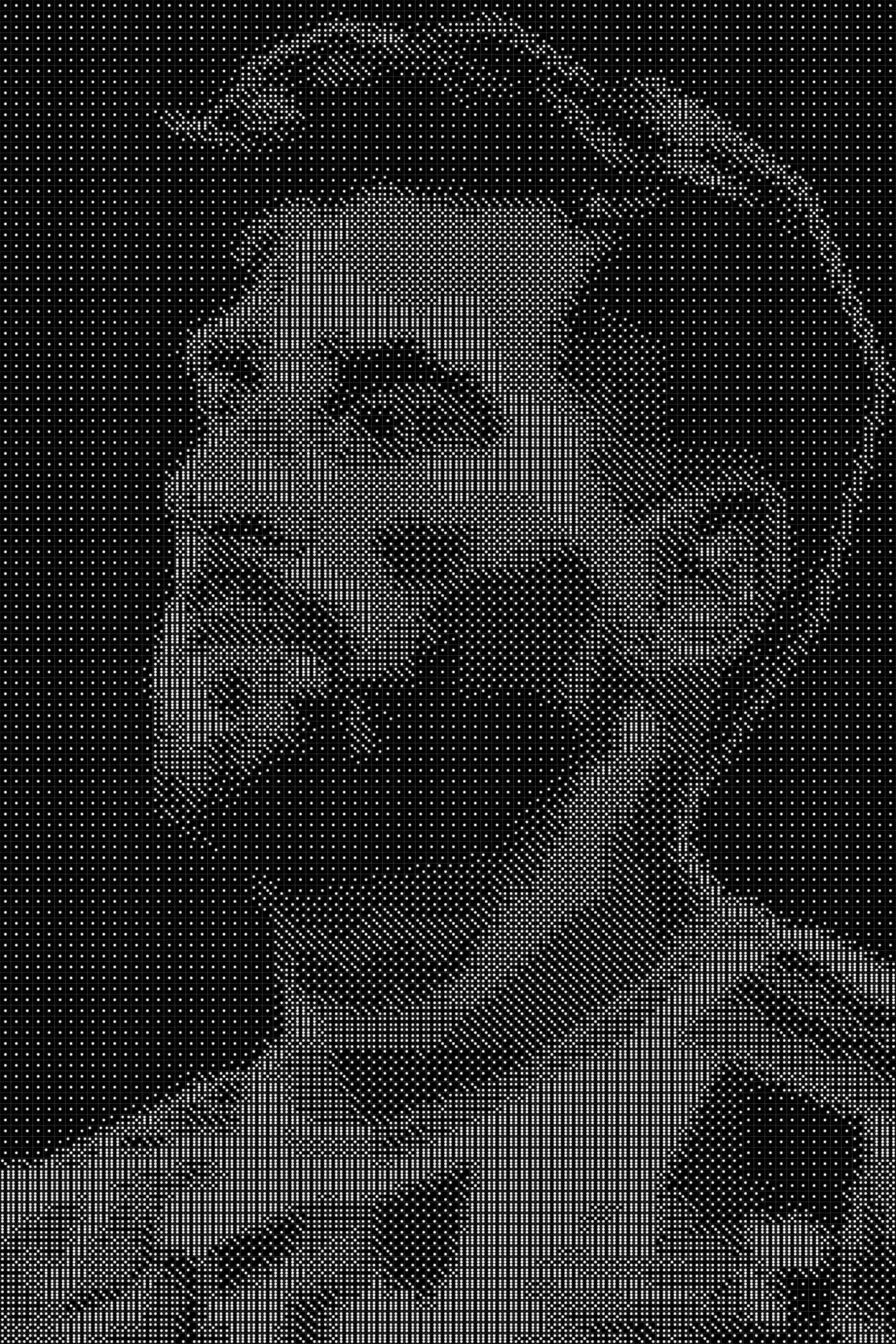 Messi 16 Dice Art- Handcrafted Dice Mosaic using 10,000+ Dice, Two Size Options