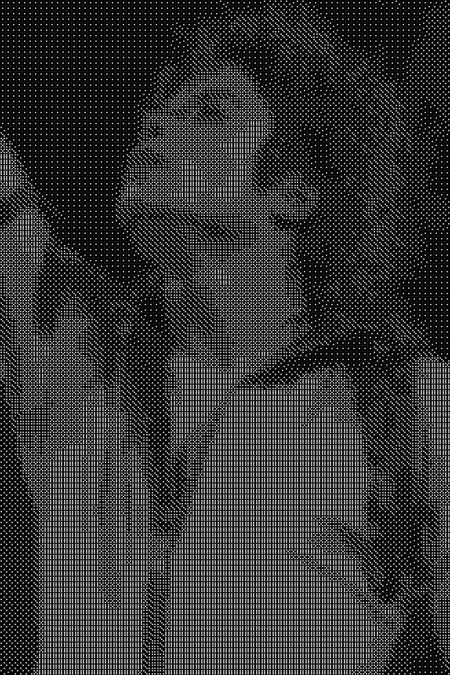Michael Jackson 4 Dice Art- Handcrafted Dice Mosaic using 10,000+ Dice, Two Size Options