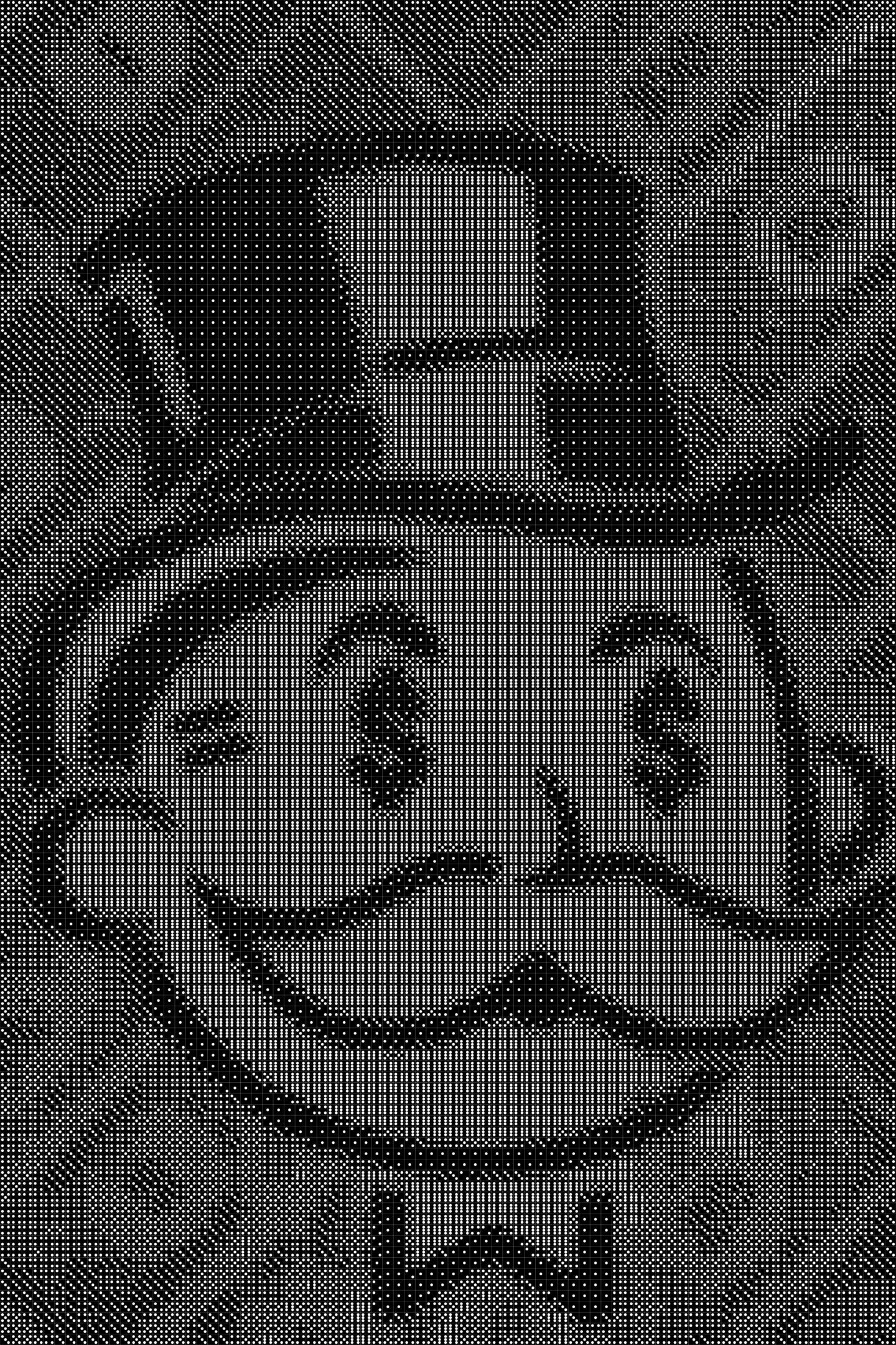 Monopoly Dice Art- Handcrafted Dice Mosaic using 10,000+ Dice, Two Size Options