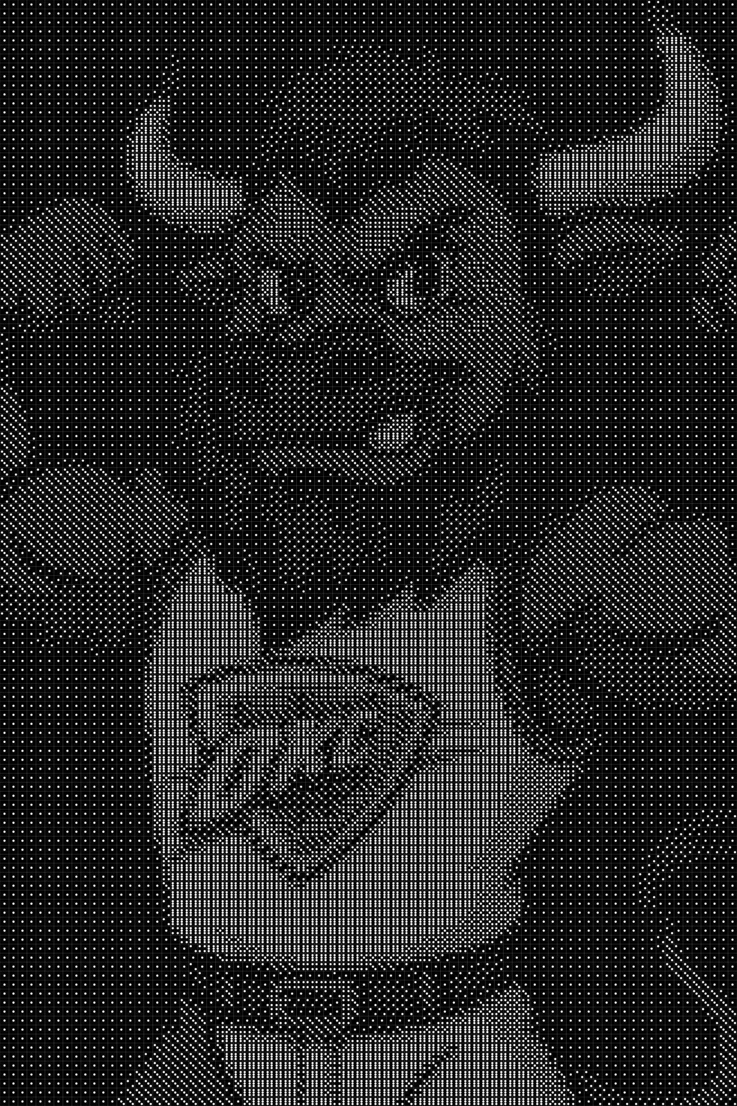 Oklahoma City Thunder NBA Dice Art- Handcrafted Dice Mosaic using 10,000+ Dice, Two Size Options