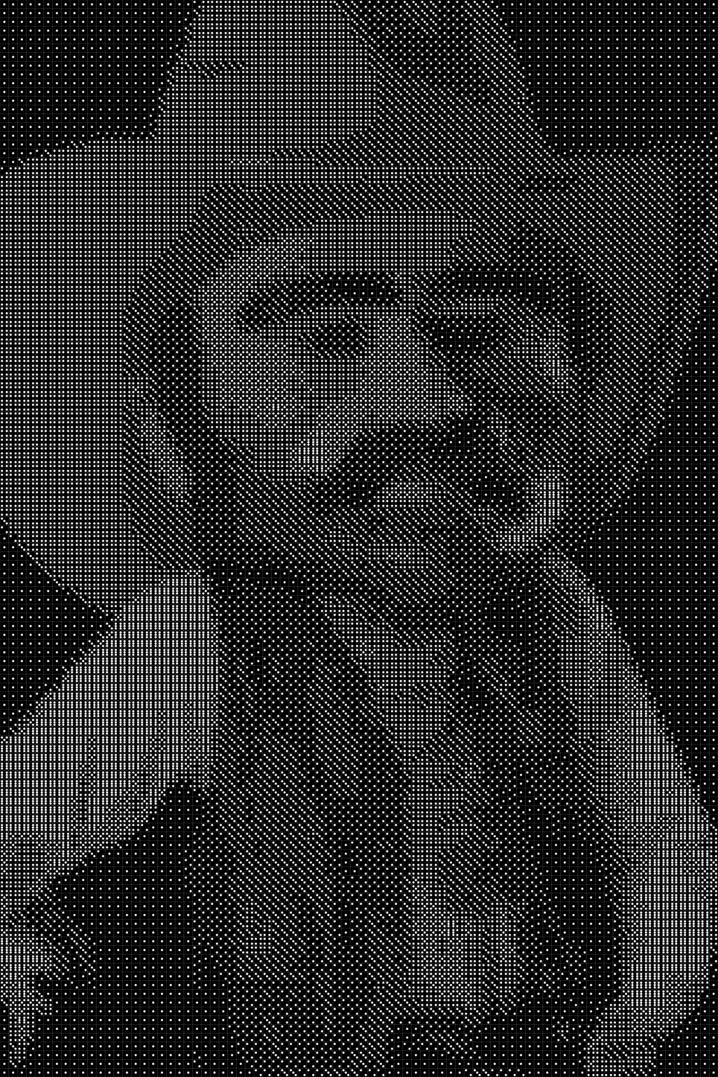 Oklahoma State University NCAA 10 Dice Art- Handcrafted Dice Mosaic using 10,000+ Dice, Two Size Options