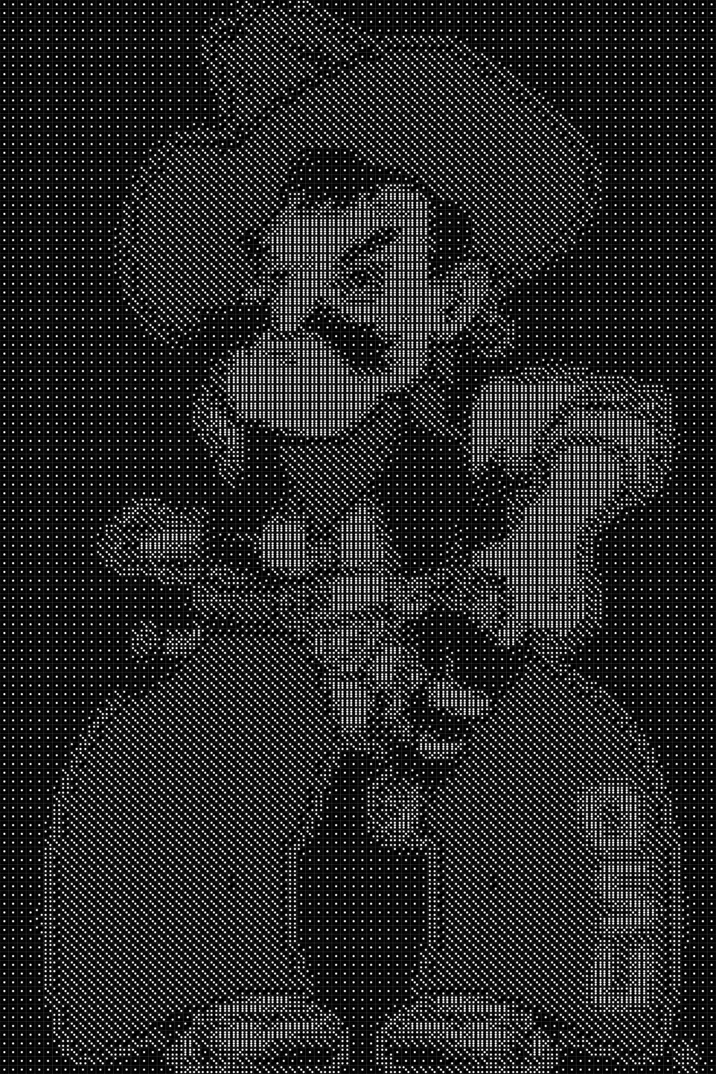 Oklahoma State University NCAA 13 Dice Art- Handcrafted Dice Mosaic using 10,000+ Dice, Two Size Options