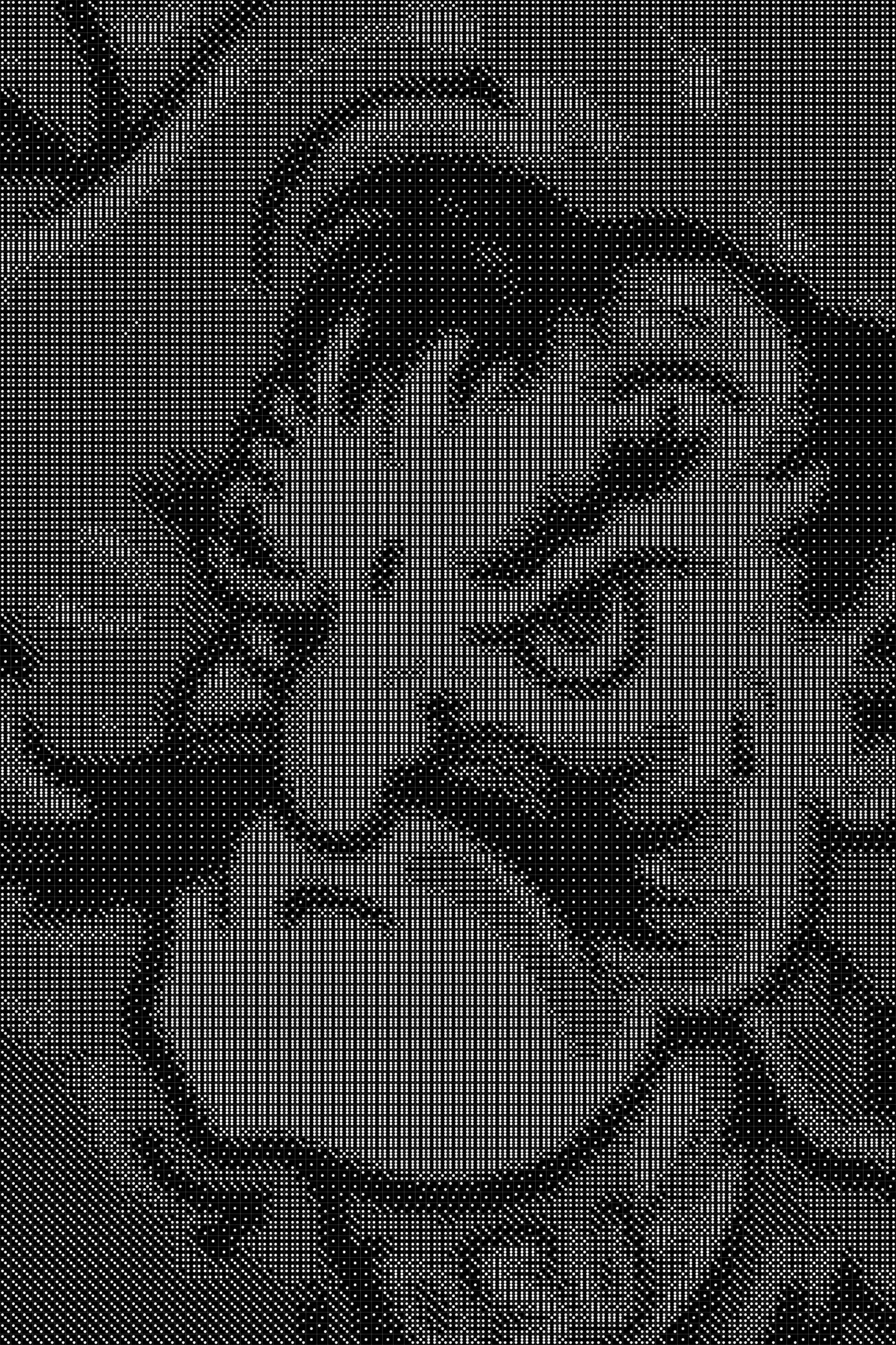 Oklahoma State University NCAA 16 Dice Art- Handcrafted Dice Mosaic using 10,000+ Dice, Two Size Options