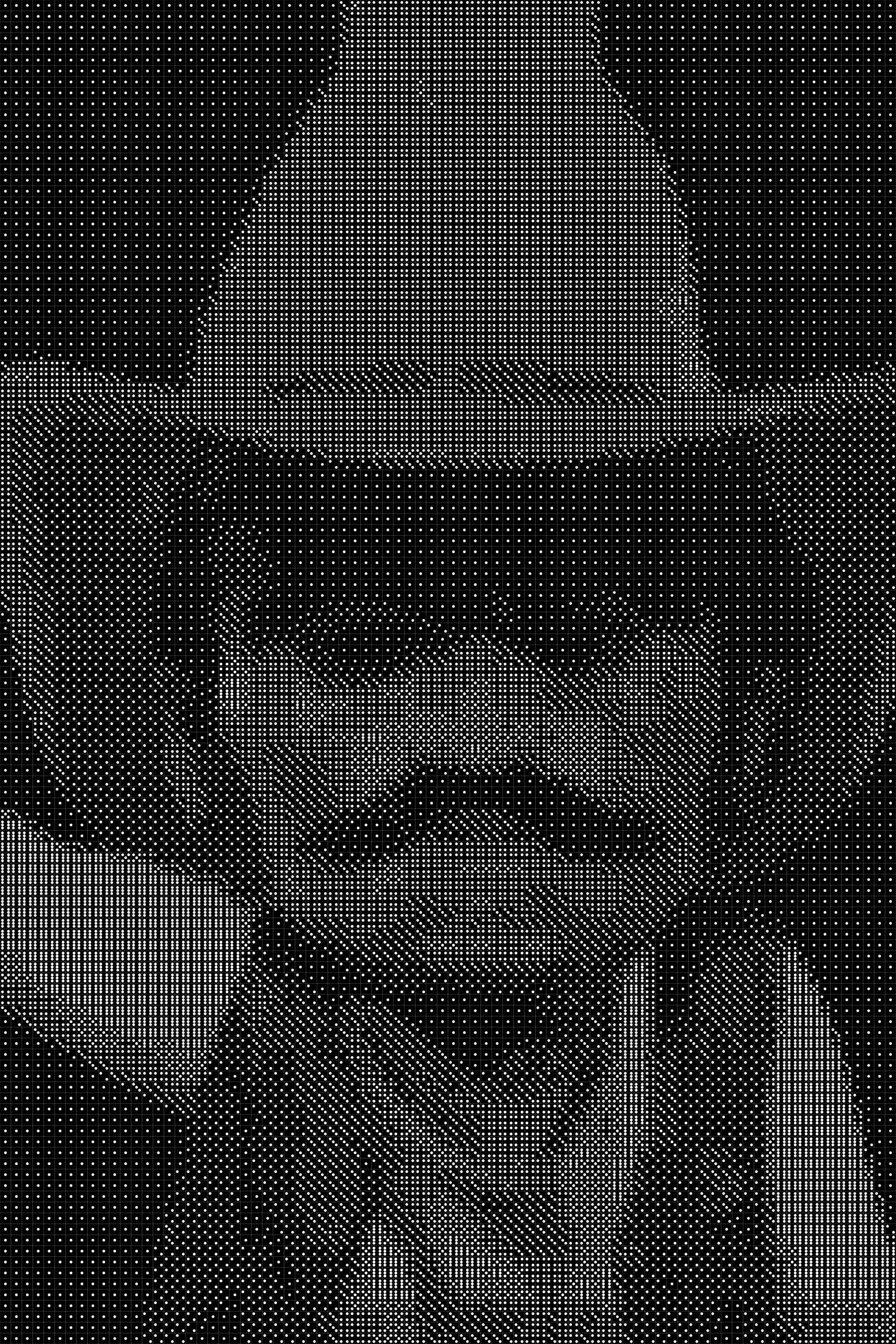 Oklahoma State University NCAA 19 Dice Art- Handcrafted Dice Mosaic using 10,000+ Dice, Two Size Options