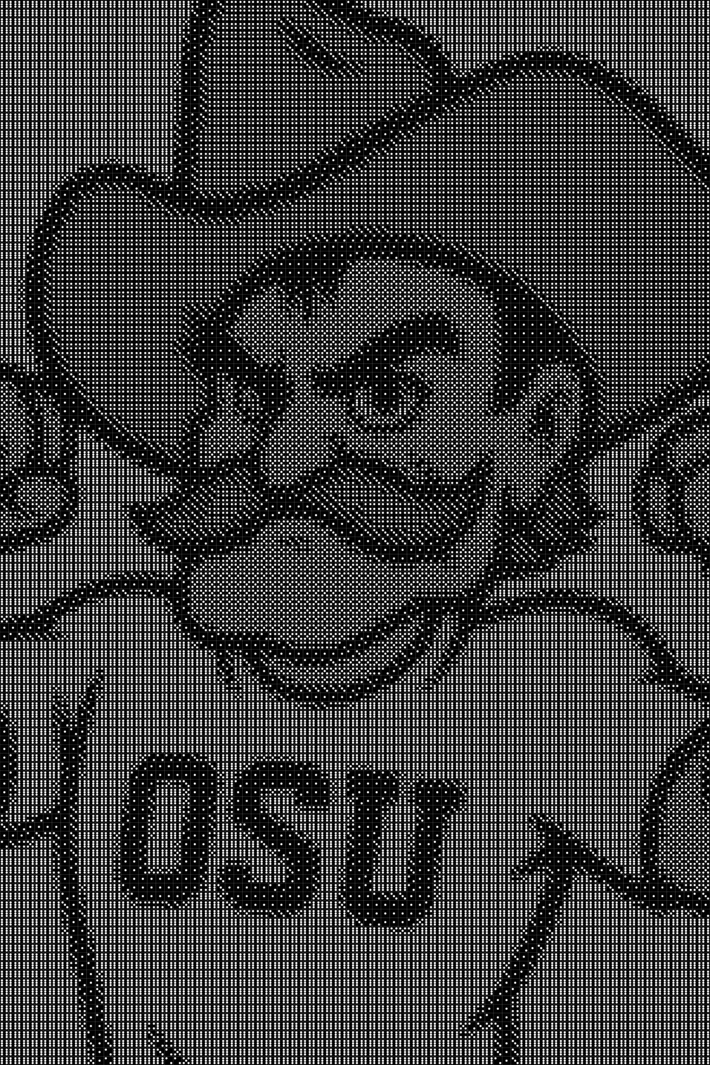 Oklahoma State University NCAA 3 Dice Art- Handcrafted Dice Mosaic using 10,000+ Dice, Two Size Options