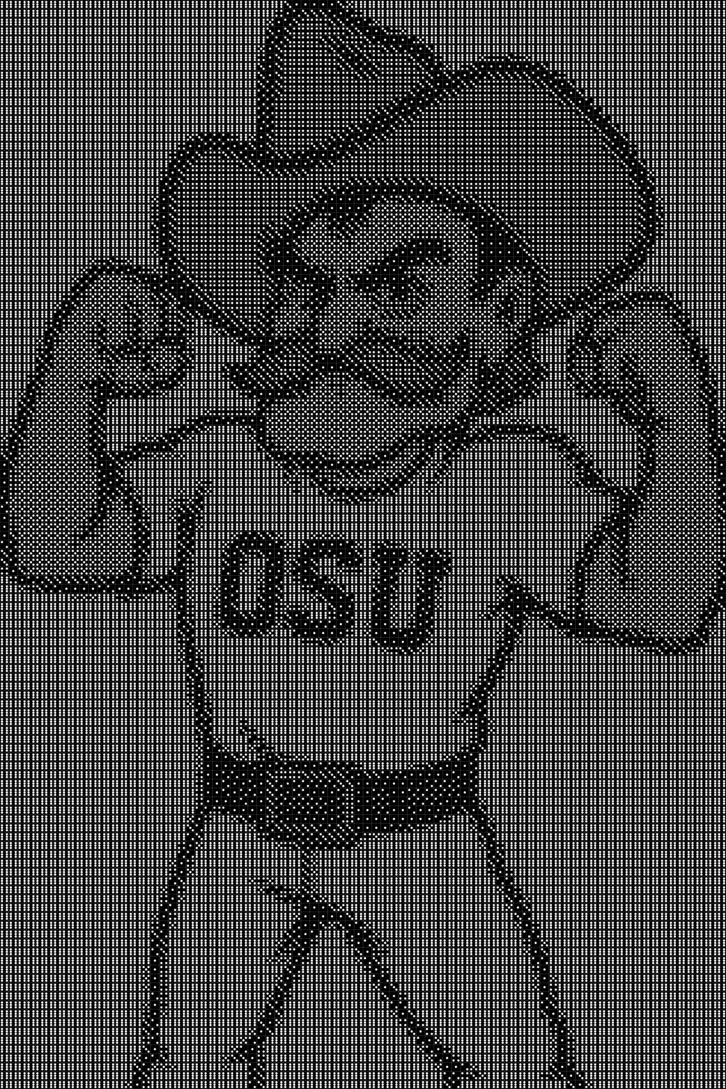Oklahoma State University NCAA 4 Dice Art- Handcrafted Dice Mosaic using 10,000+ Dice, Two Size Options