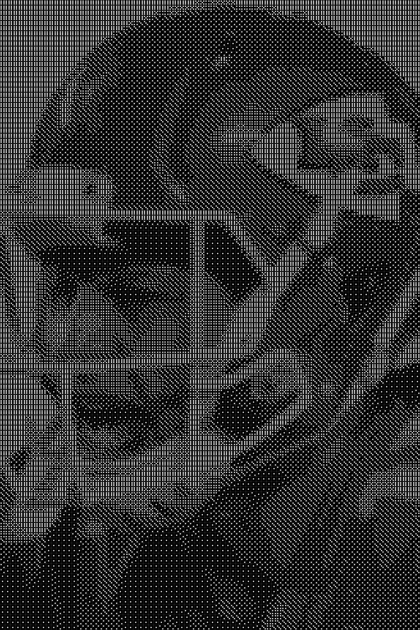 Patrick Mahomes Dice Art- Handcrafted Dice Mosaic using 10,000+ Dice, Two Size Options