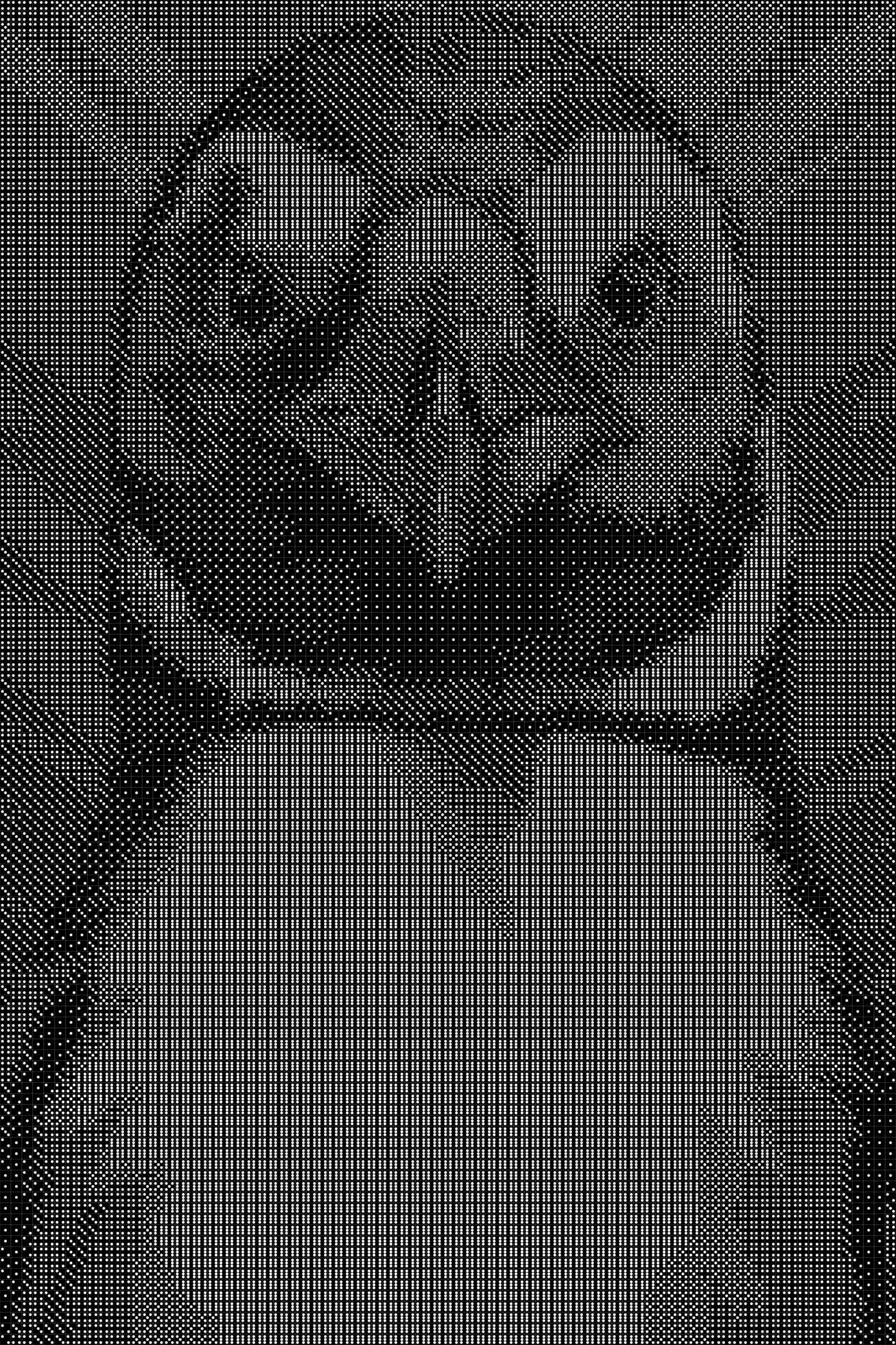 Penguin Dice Art- Handcrafted Dice Mosaic using 10,000+ Dice, Two Size Options