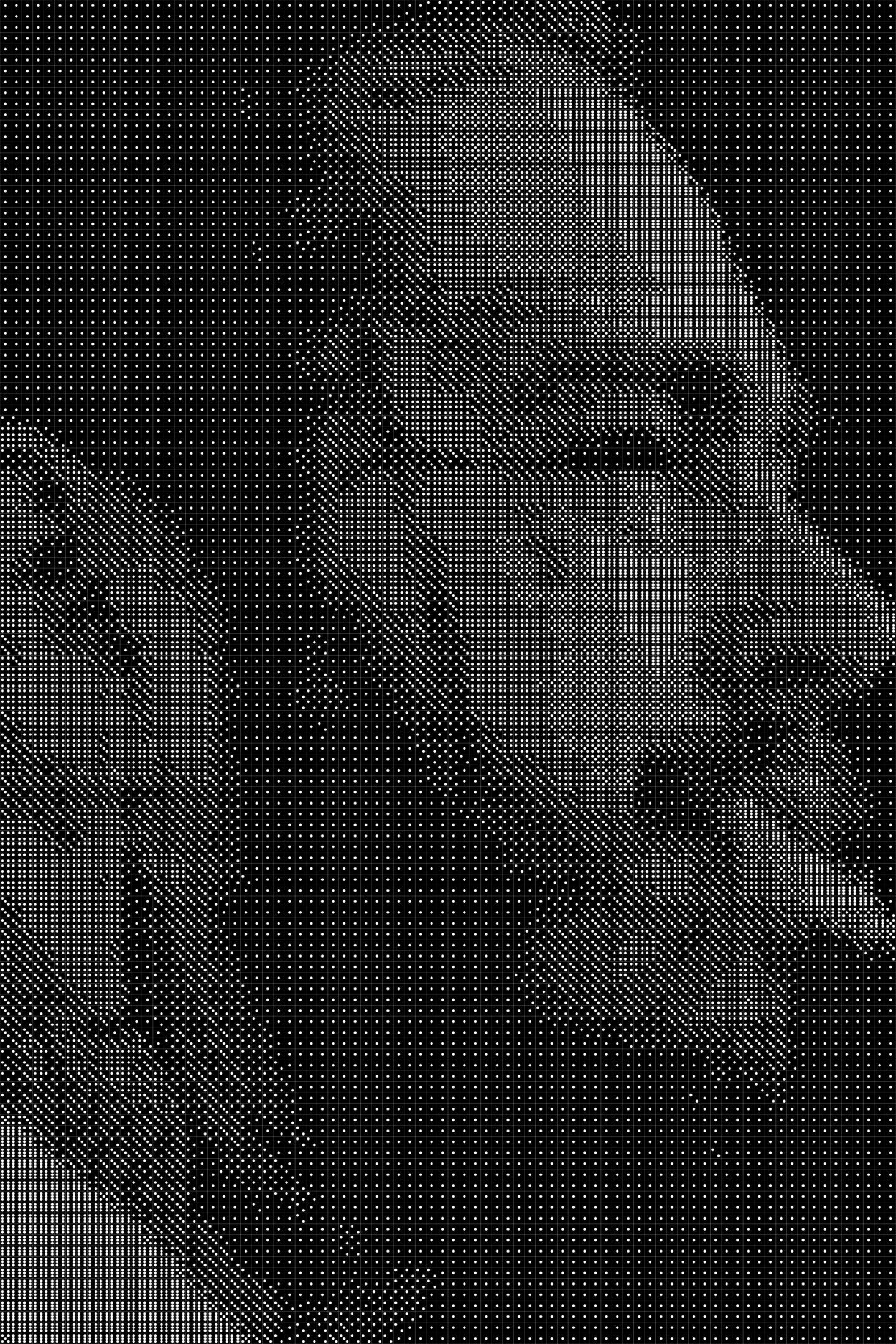 Post Malone 3 Dice Art- Handcrafted Dice Mosaic using 10,000+ Dice, Two Size Options