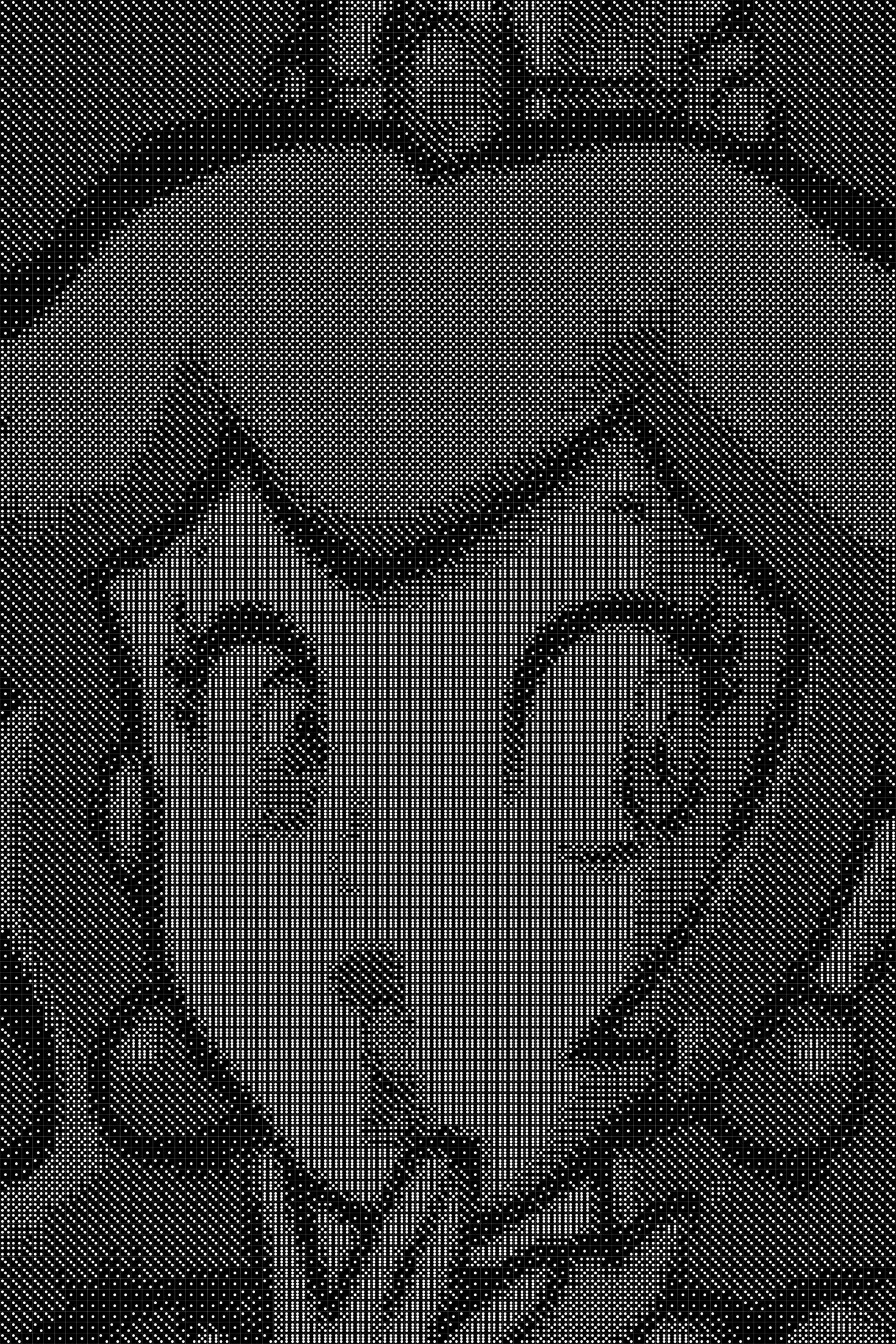 Princess Peach 2 Dice Art- Handcrafted Dice Mosaic using 10,000+ Dice, Two Size Options