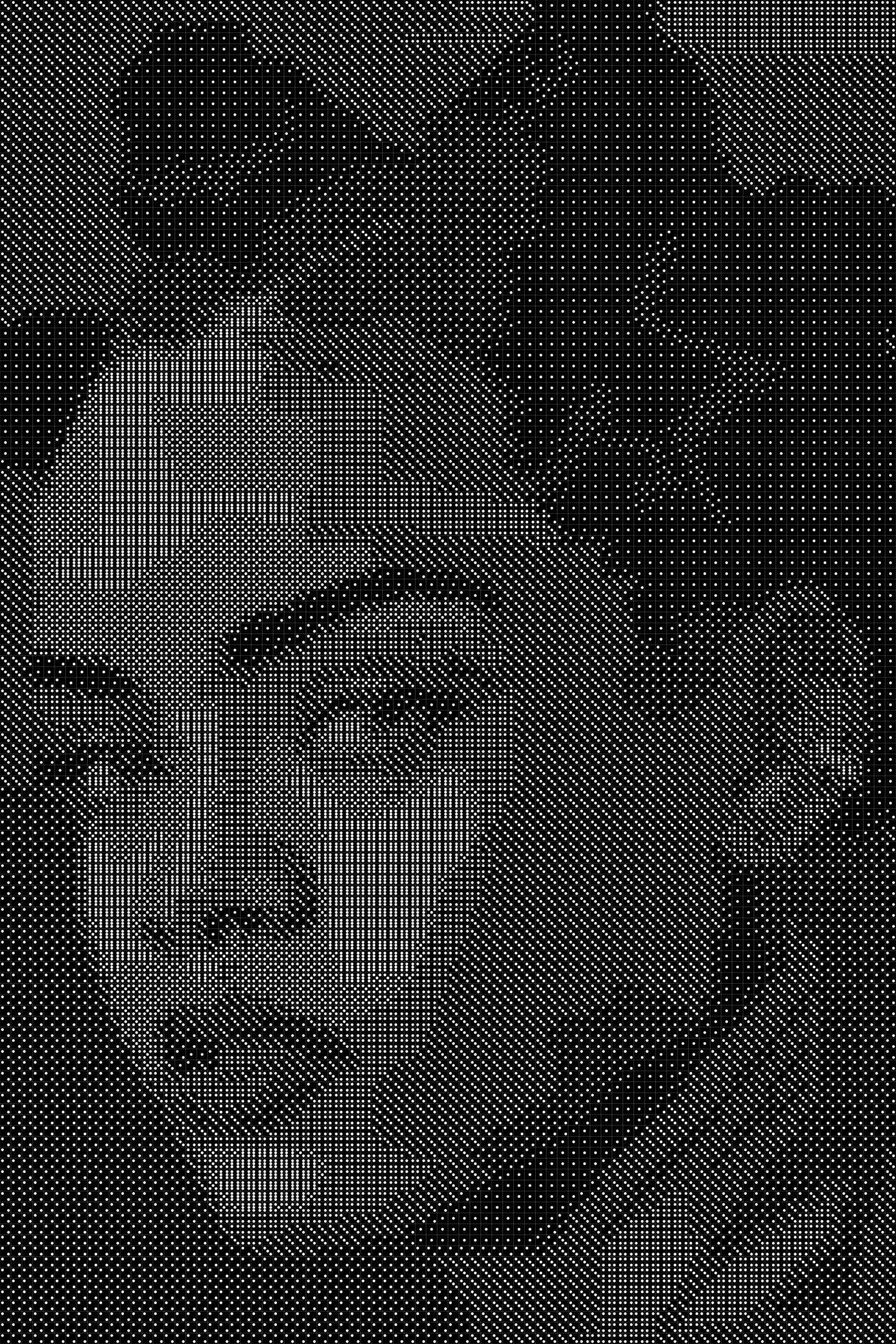 Rihanna Dice Art- Handcrafted Dice Mosaic using 10,000+ Dice, Two Size Options
